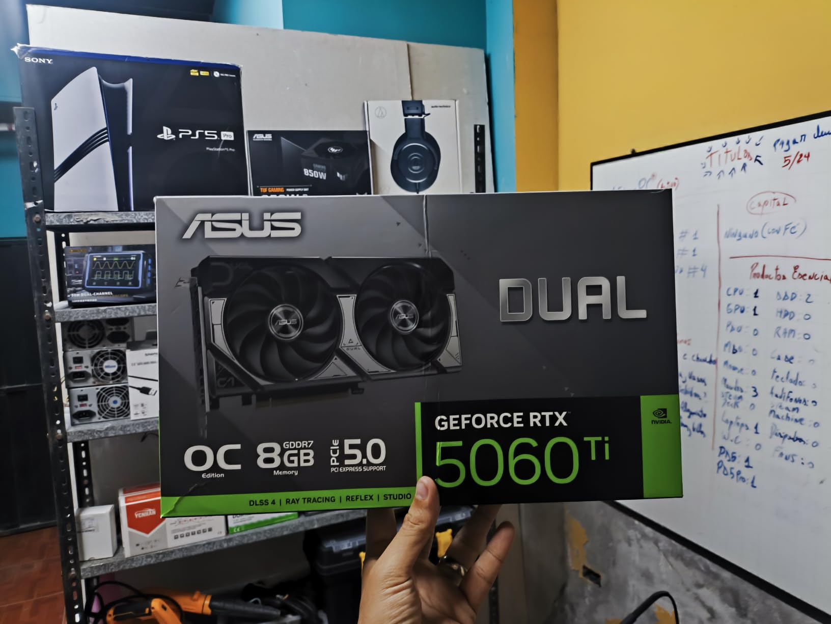 ASUS Dual NVIDIA GeForce RTX 5060 Ti 8GB GDDR7 OC Edition Graphics Card customer photo 1