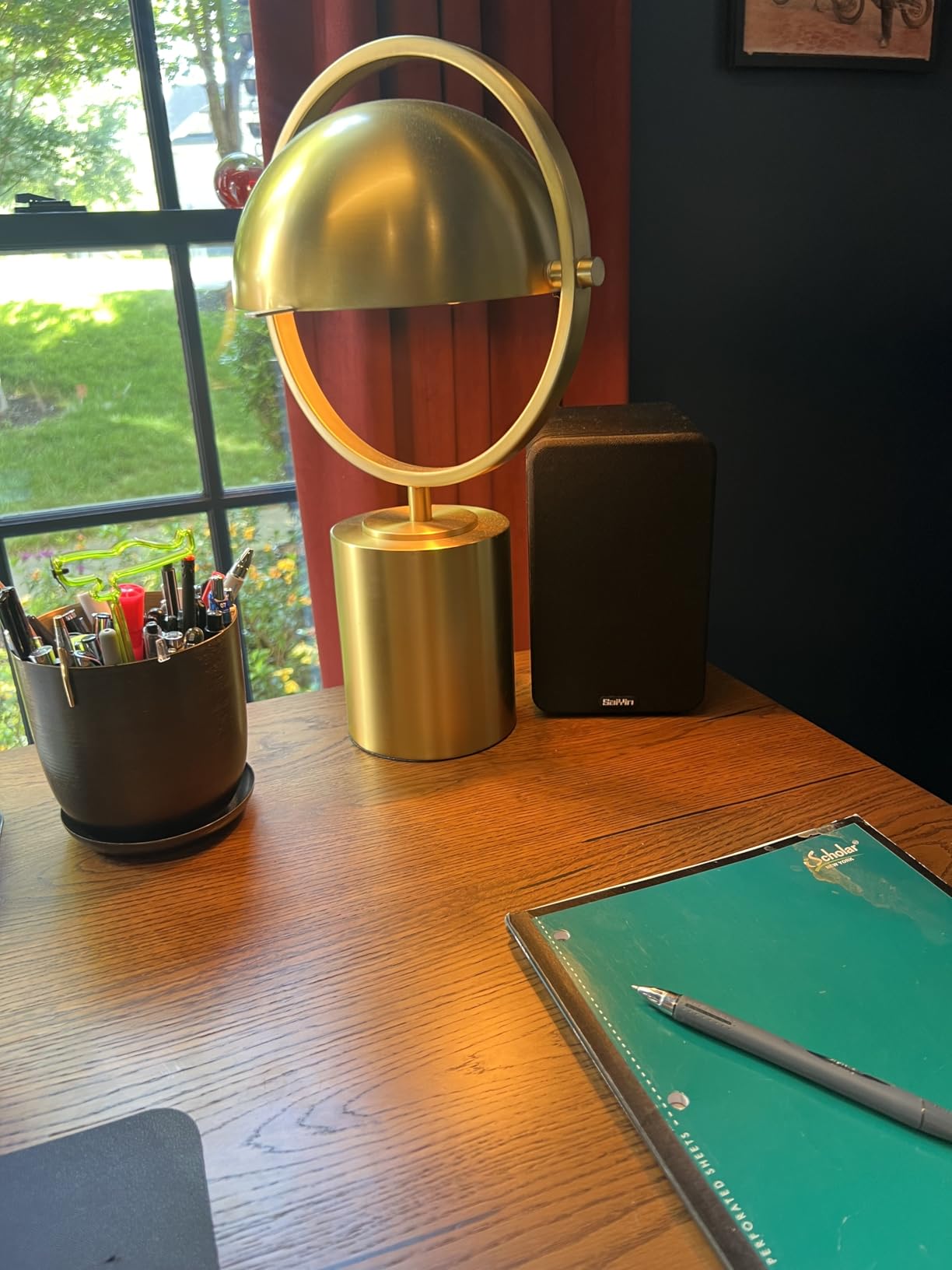 2-Way Passive Bookshelf Speakers 60Hz Bass, 3.5 Inch Woofer and Silk Tweeter, 4 Ohm, For Home/Office/Theater, Pair (Needs Amplifier or Receiver to Operate) customer photo 1