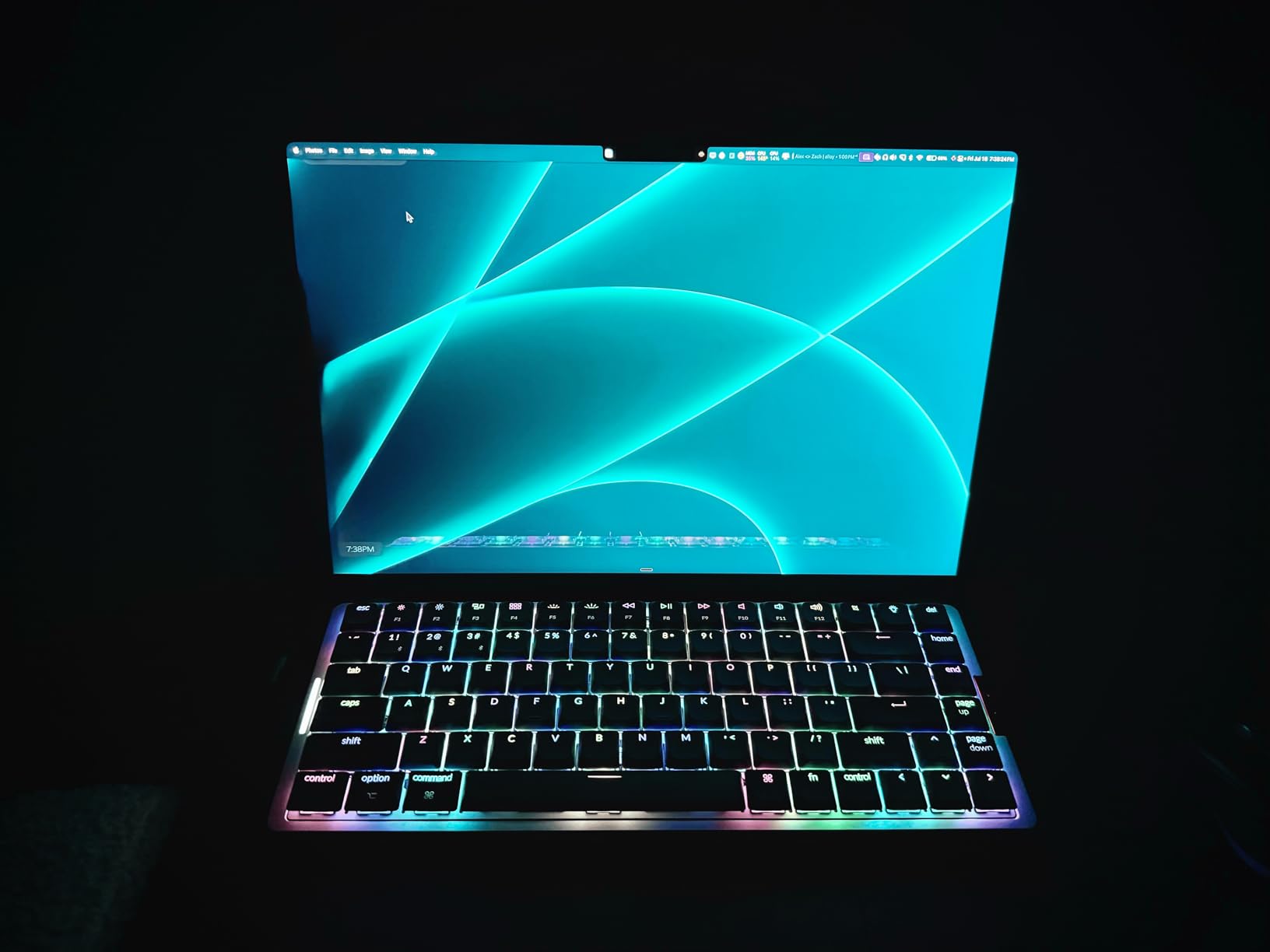IQUNIX MQ80 Low Profile Wireless Mechanical Keyboard, Silver | Tri Mode, CNC Aluminum, Hot Swappable, RGB Backlit, Long Battery Life, VIA Support customer photo 2