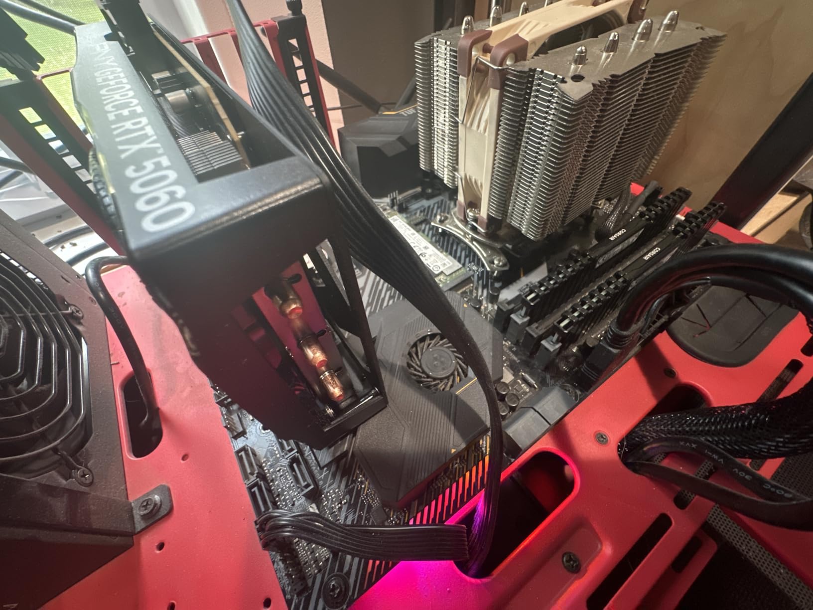 PNY NVIDIA GeForce RTX 5060 Epic-X ARGB OC Triple Fan Graphics Card (8GB GDDR7, 128-bit, SFF-Ready, PCIe 5.0, HDMI/DP 2.1, 2-Slot, NVIDIA Blackwell Architecture, DLSS 4) customer photo 2