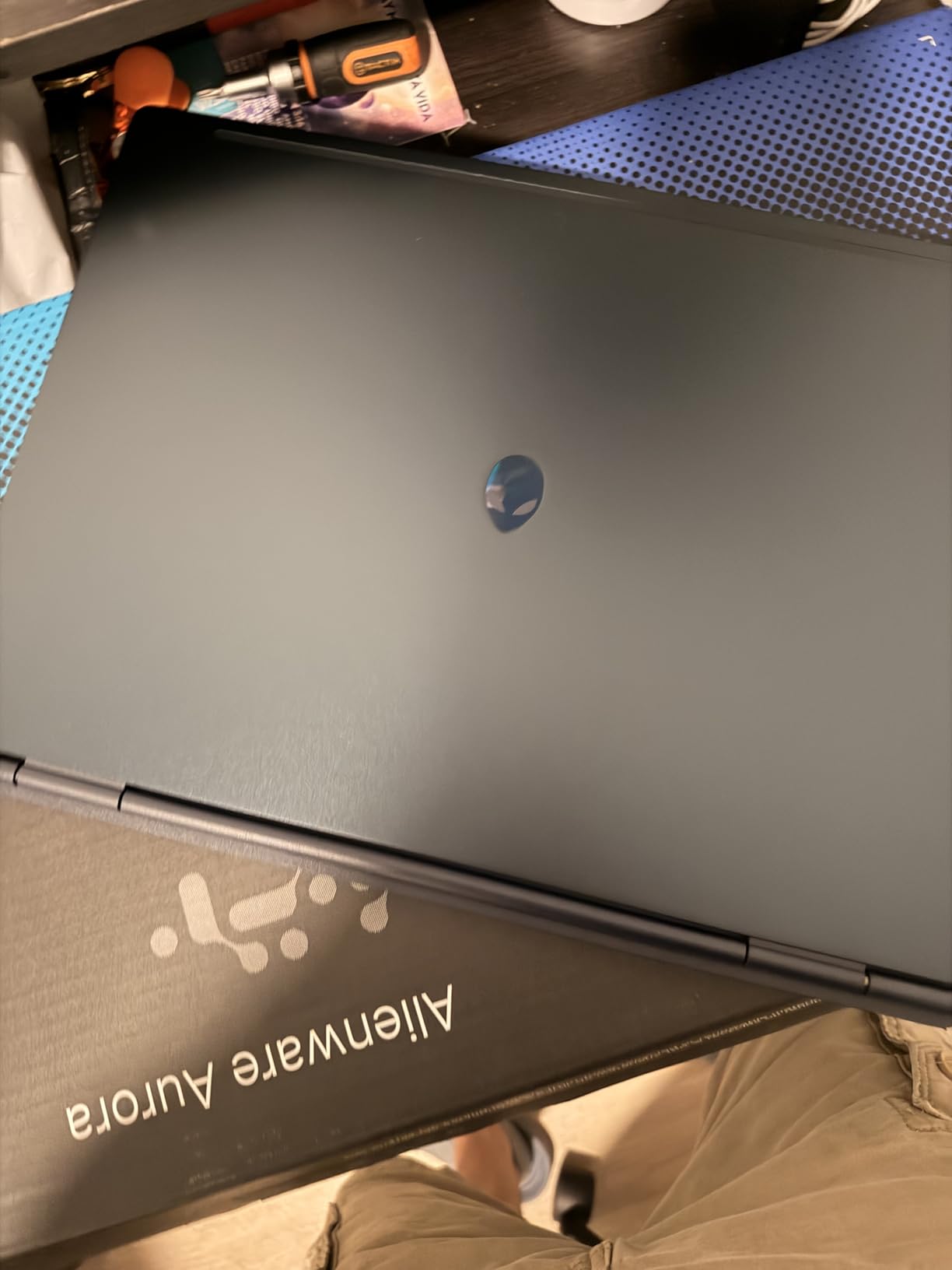 Alienware 16 Aurora Gaming Laptop, NVIDIA RTX 5060, Intel Core 7 240H | 2560x1600 Display, 120Hz, 16:10, 16GB DDR5 RAM, 1TB SSD, Windows 11 Home, Backlit Keyboard, Blue customer photo 1
