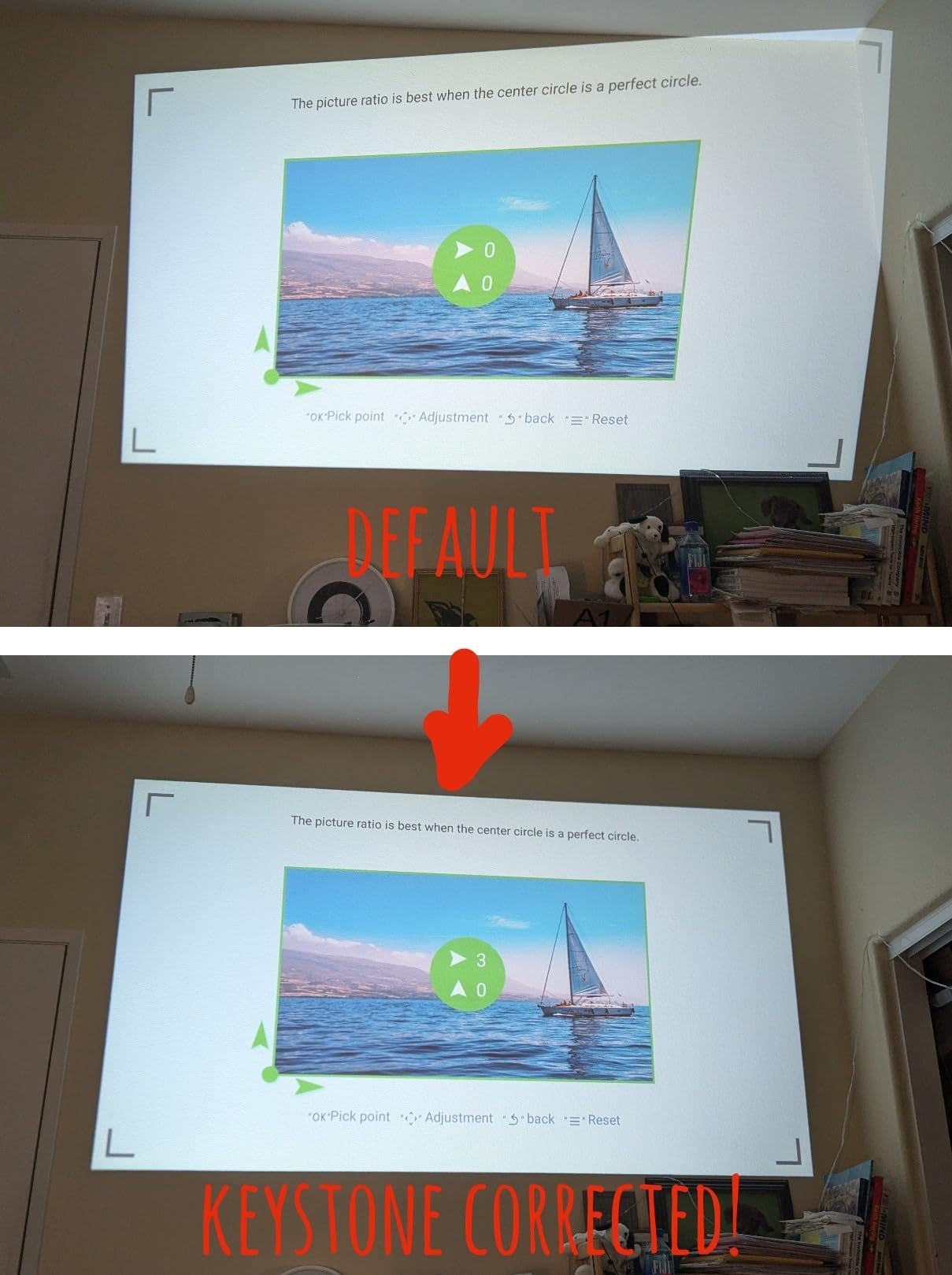 [Built-in Apps/4K Support] Smart Outdoor Projector with WiFi and Bluetooth, Movie Projector, Dolby Audio with Dual Speaker, Auto Focus w/ YouTube&PrimeVideo Proyector, Upgrad P62 Pro customer photo 2