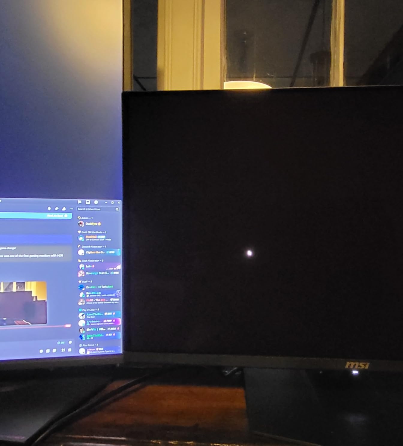 MSI MAG 271QP QD-OLED X28 27-Inch WQHD Gaming Monitor, 2560x1440 Quantum Dot OLED Panel, 280Hz, 0.03ms, DisplayHDR True Black 400, HDMI 2.1, DP 1.4a, USB C (15W PD) customer photo 1