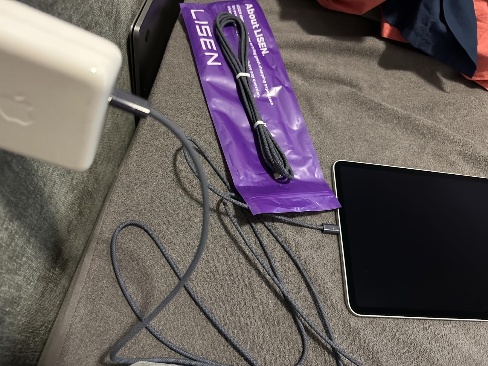 LISEN USB C to USB C Cable, 240W C to C Fast Charging Cable (6.6ft, 4 Pack) | For iPhone 17/16/15 Pro Max, iPad Pro/Air, MacBook Pro/Air, Samsung Galaxy S26/S25 Ultra, Laptop customer photo 2