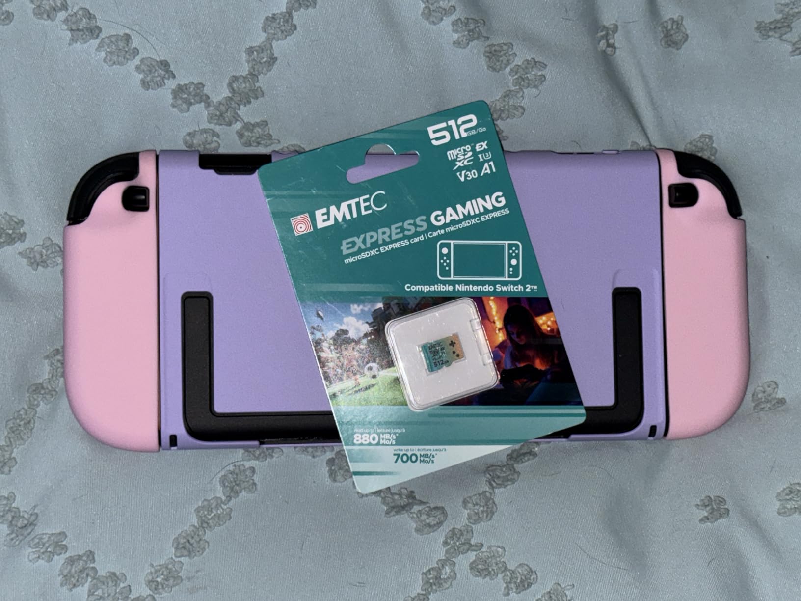 EMTEC Express Gaming microSD 512GB, microSD Express 7.1 PCIe NVMe, up to 880MB/s Read for Nintendo Switch 2 customer photo 1