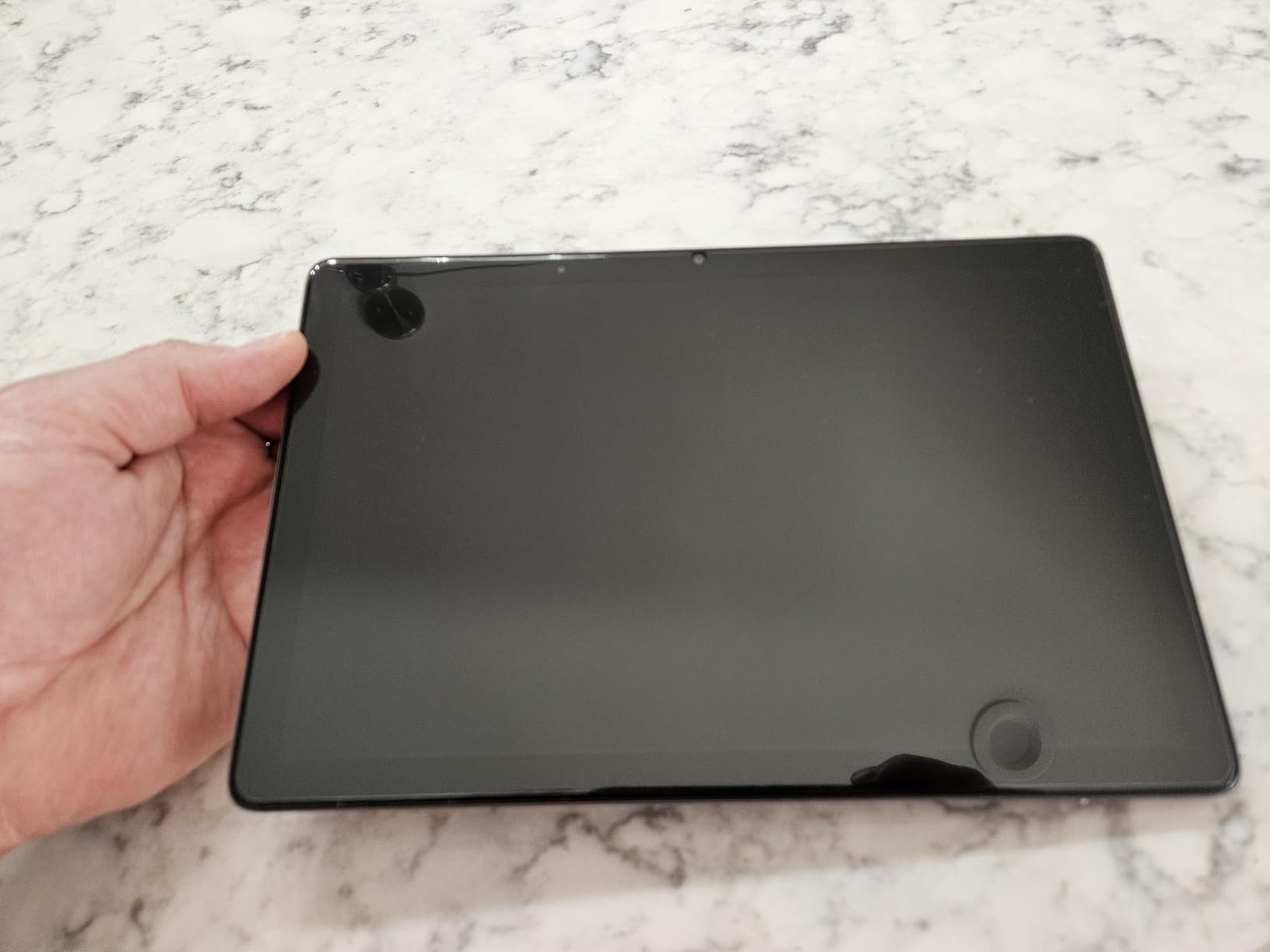 2026 Android 15 Tablet with Keyboard | Gemini AI, 30GB+128GB Octa-Core Electronics Tablets w/ 10 Inch IPS HD Display, 8000mAh, 5G WiFi, 1TB Expand, Mouse+Case, BT 5.0, Widevine L1, Metal Body -Black customer photo 1