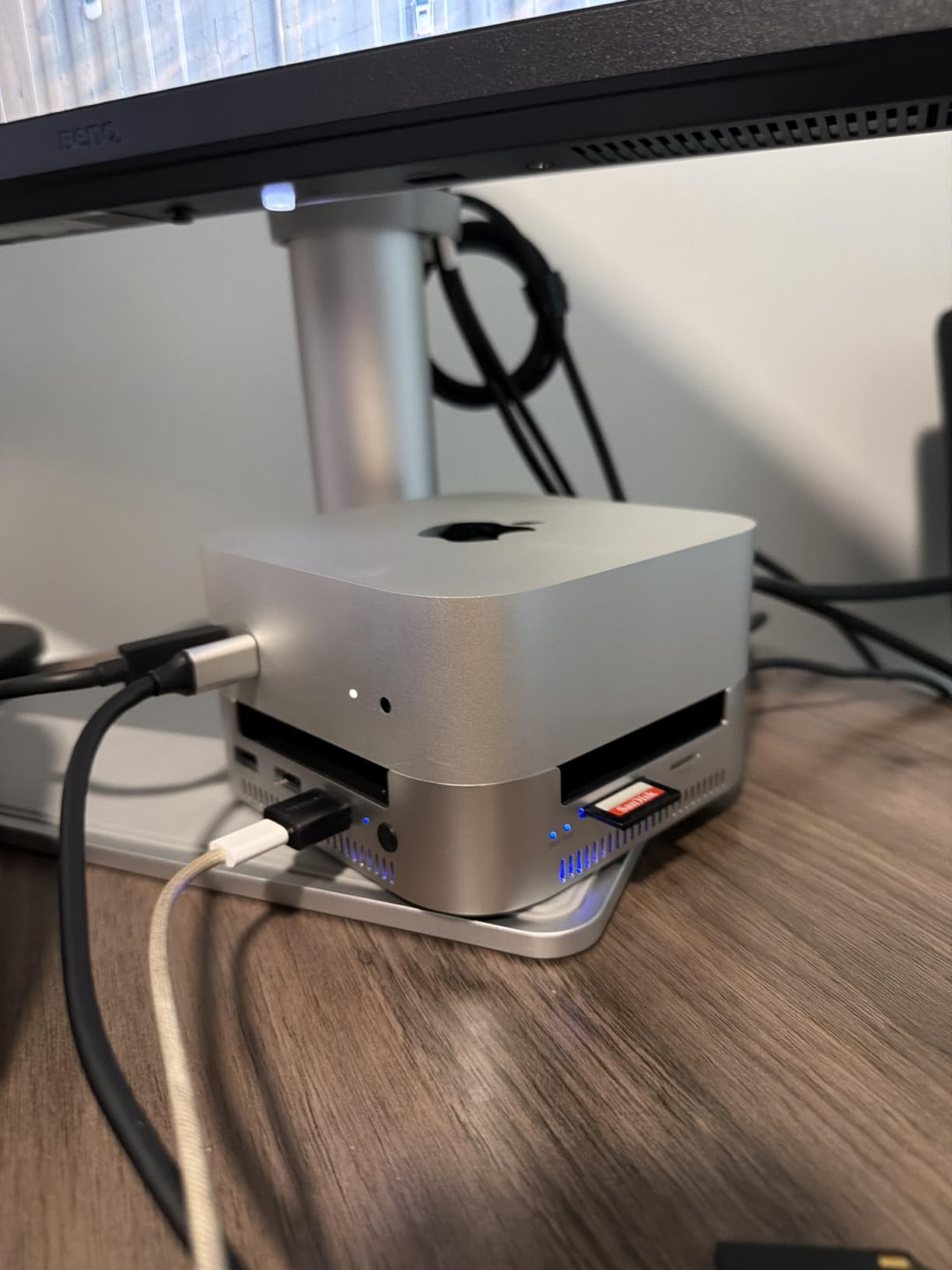 ACASIS Mac mini M4 Dock & Stand with Dual-Bay NVMe SSD Enclosure, Aluminum HDMI Hub for Mac mini M4 and M4 Pro 2024, 4K60Hz HDMI, 4x10G USB A, PD 30W, SD/TF customer photo 1