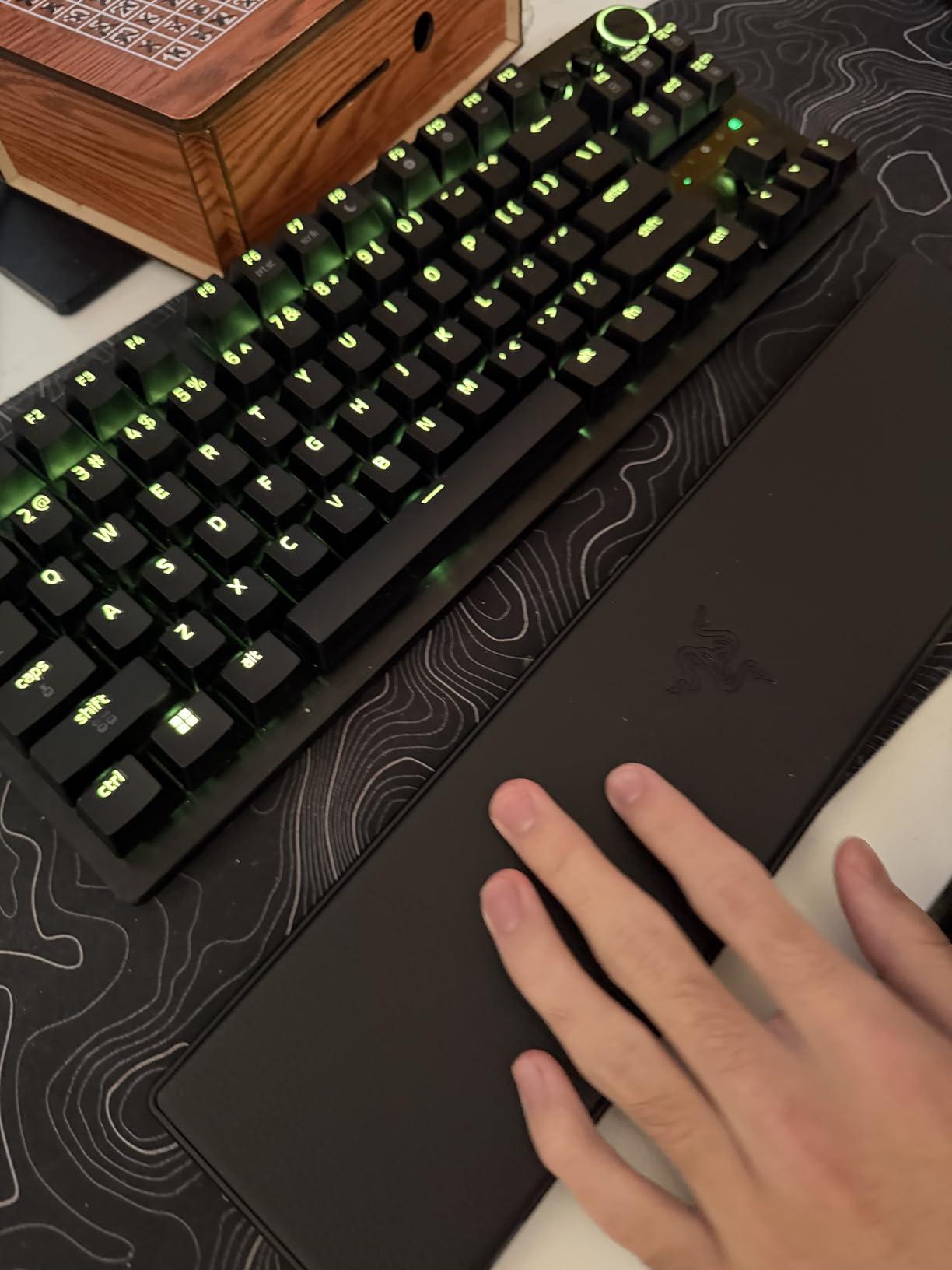 Razer Huntsman V3 Pro TKL 8KHz Esports Gaming Keyboard, Black | Analog Optical Switches Gen 2, 8KHz Polling, Razer Snap Tap, Rapid Trigger, Adjustable Actuation, Media Controls customer photo 2