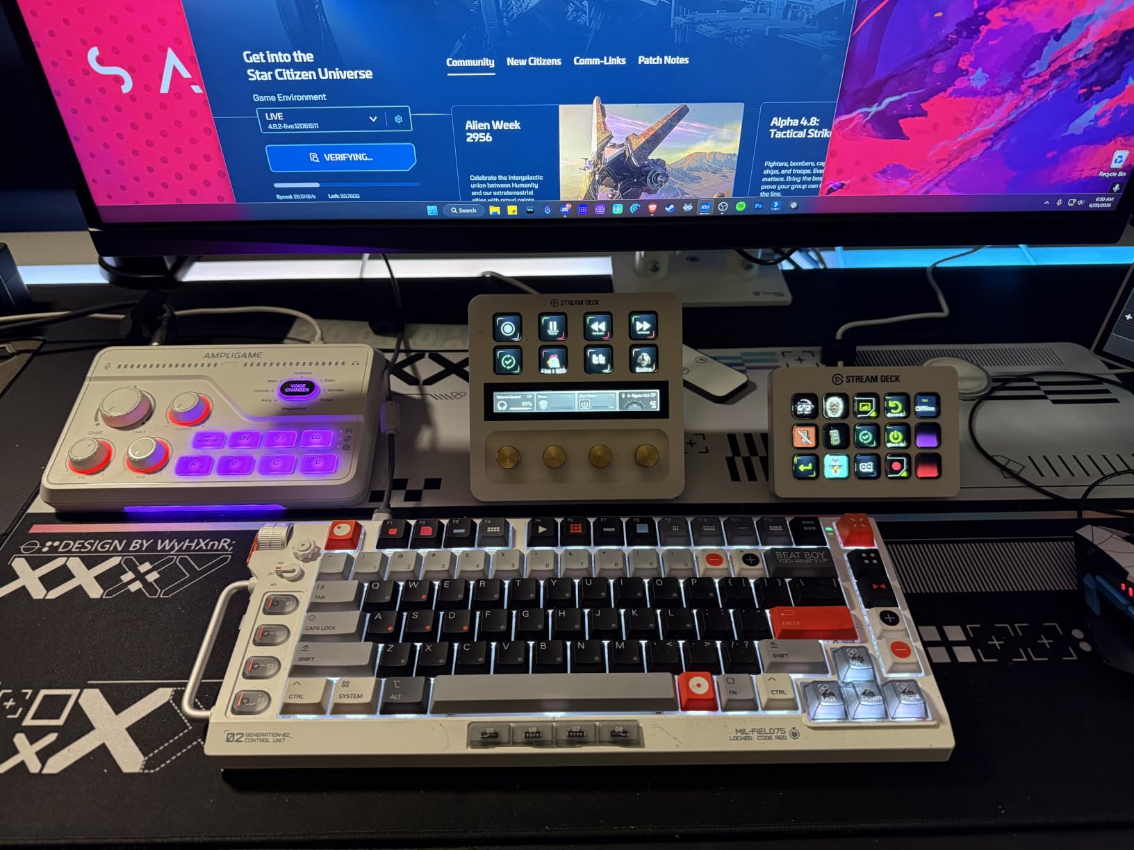 FIFINE SC8W Gaming Audio Mixer for Streaming with 7.1ch Surround sound customer photo 1