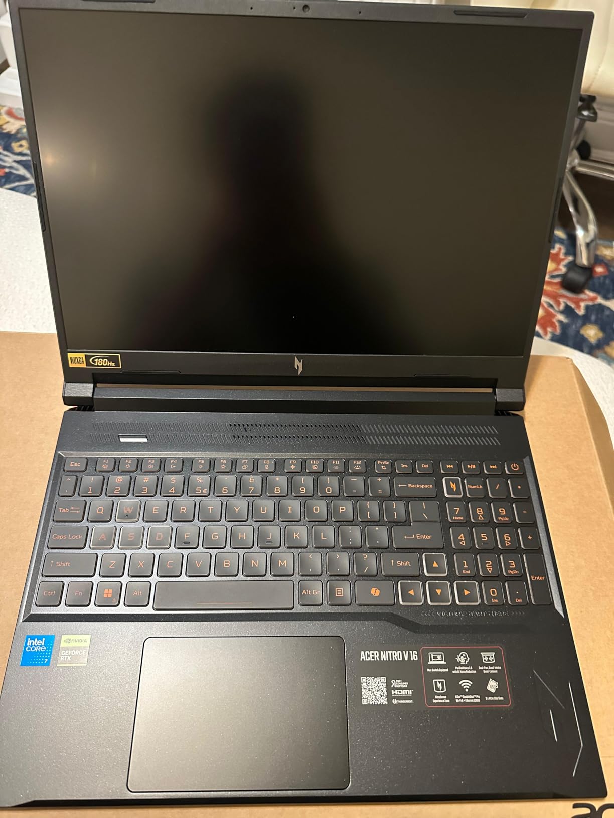 Acer Nitro V Gaming Laptop, Intel Core 7 Processor 240H, NVIDIA GeForce RTX 5050 Laptop GPU, 16 inch WUXGA IPS 180Hz Display, 16GB DDR5, 1TB Gen 4 SSD, Wi-Fi 6, Backlit KB, ANV16-72-73EW customer photo 1