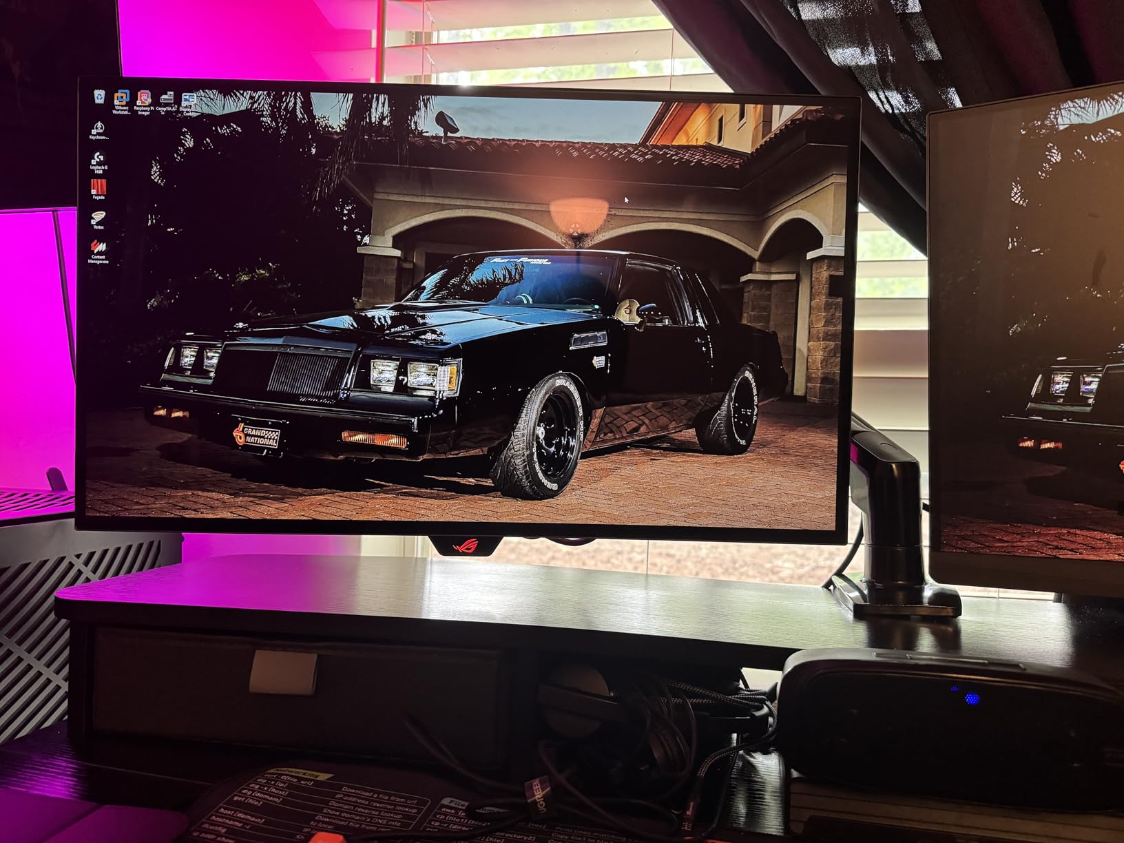 ASUS ROG XG27AQDMGR 27 Inch 1440p 240Hz Glossy OLED HDR Gaming Monitor | 0.03ms, OLED Care Pro, TrueBlack Glossy, Neo Proximity Sensor, ELMB Sync, DisplayHDR 400 customer photo 1