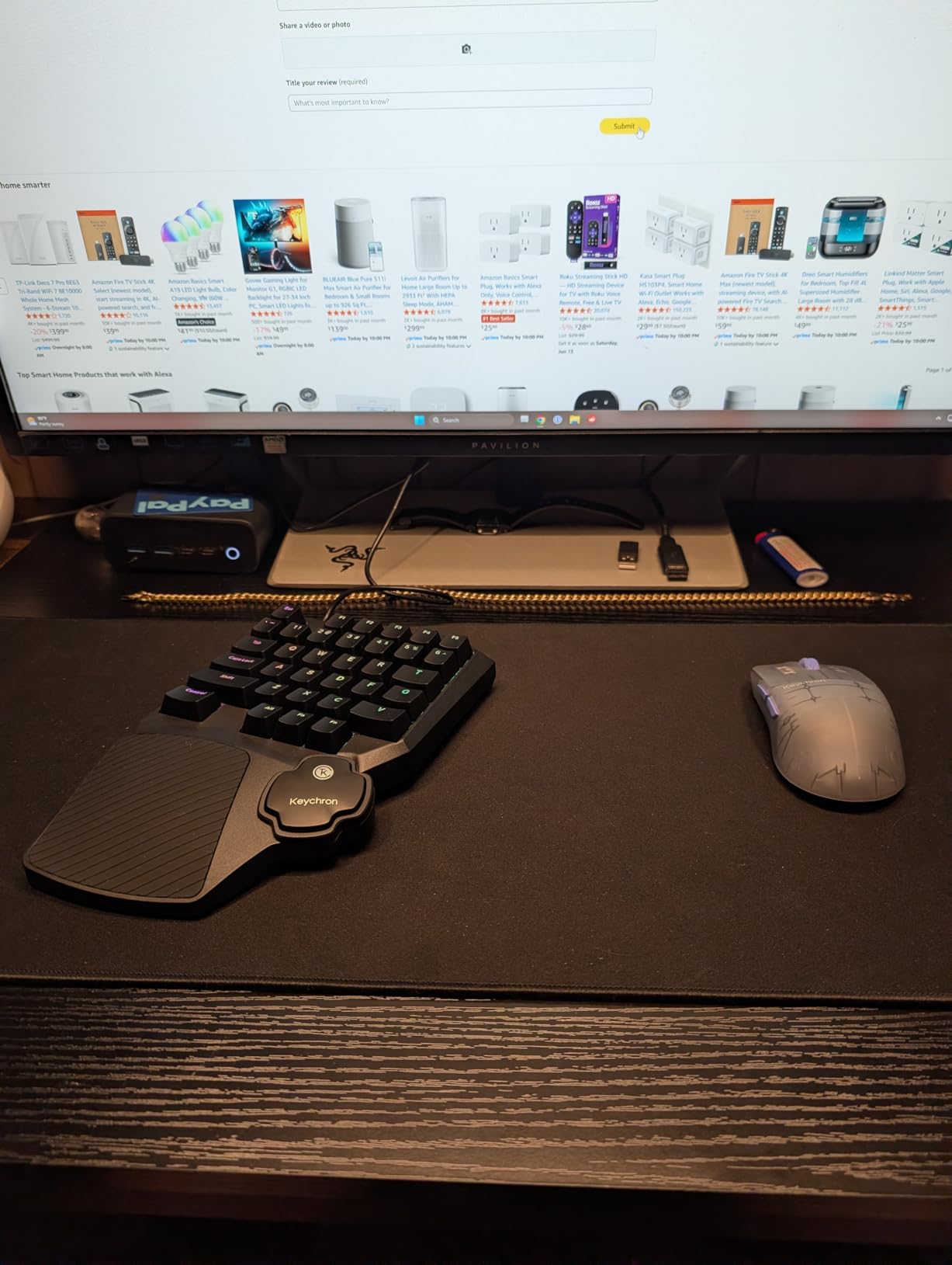Keychron C0 HE 8K Wired One-Handed Gaming Keypad, Rapid Trigger Hall Effect Magnetic Switches, 35 Programmable Keys, Per-Key RGB customer photo 2