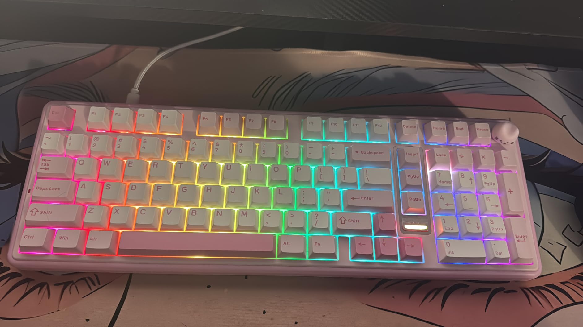 YUNZII B98 PRO 96% Wireless Mechanical Keyboard (Black, Candy Switch) | QMK/VIA, with Numpad, Dual-Style Knob Design, Creamy Pre-Lubed Switches, Hot Swap, Gasket Mount, RGB for Gaming/Win/Mac customer photo 1