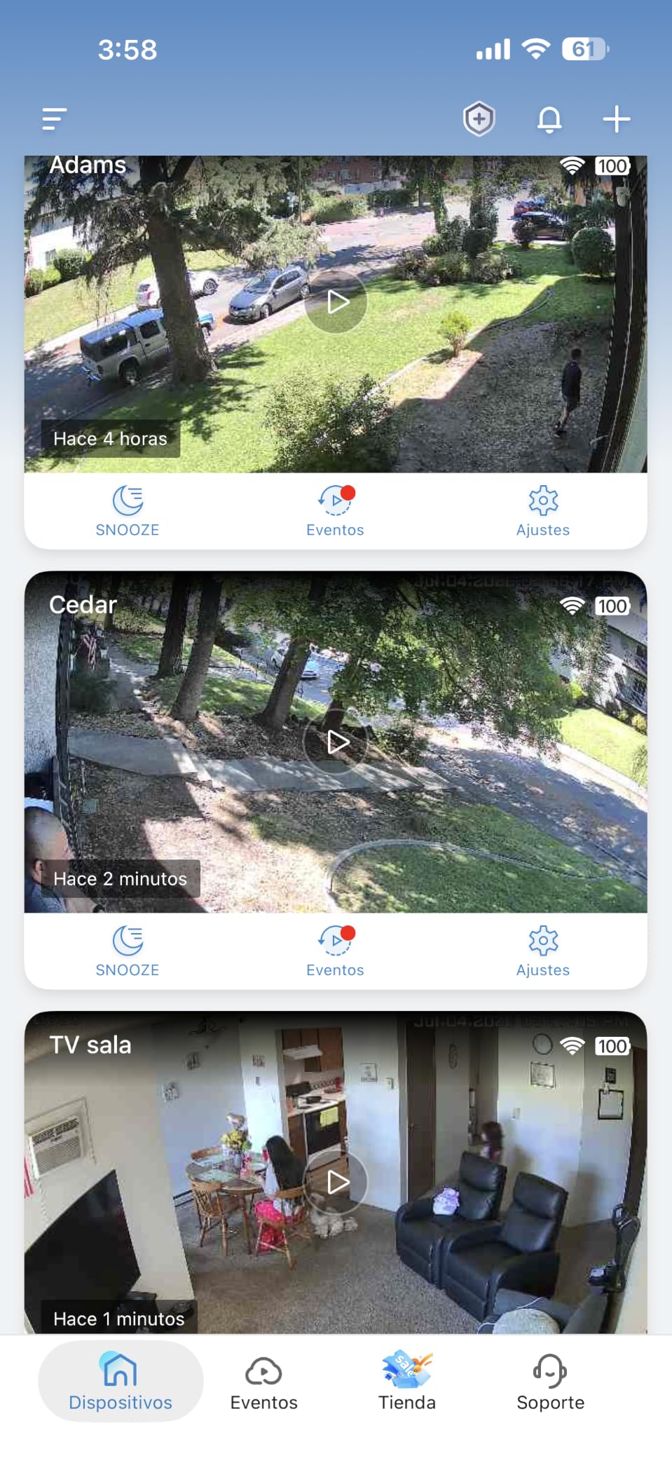 aosu Security Cameras Wireless Outdoor Home System, True 2K HD, Color Night Vision, Long Battery Life, Spotlight & Siren Alarm, Motion Detection, No Subscription Required, 2-Cam-Kit customer photo 1