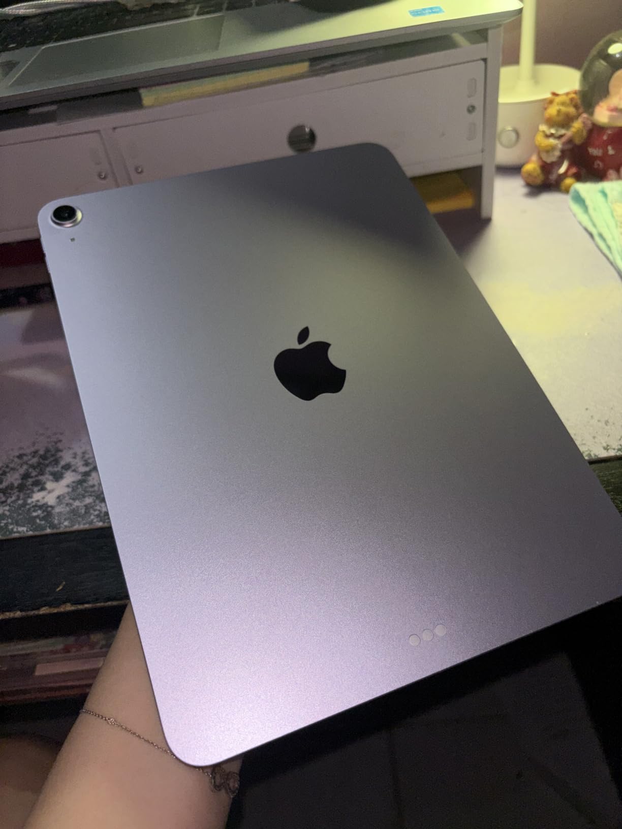 iPad Air 11-inch (M4): Liquid Retina Display, 128GB, 12MP Front/Back Camera, Wi-Fi 7 with Apple N1, Touch ID, All-Day Battery Life - Blue customer photo 1