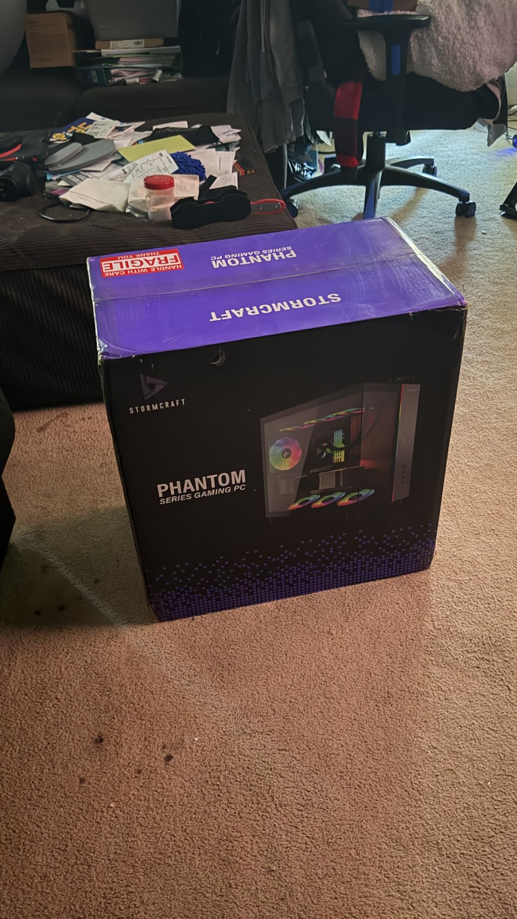 STORMCRAFT Phantom RTX 5080, AMD Ryzen 7 9800X3D, 32GB DDR5 RAM 6000MHz, 2TB NVMe Gen4 SSD, B850 Chipset 850w PSU 360mm AIO, Win 11 Home, RGB Keyboard Mouse, WiFi BT HDMI AI Prebuilt Gaming Desktop PC customer photo 1