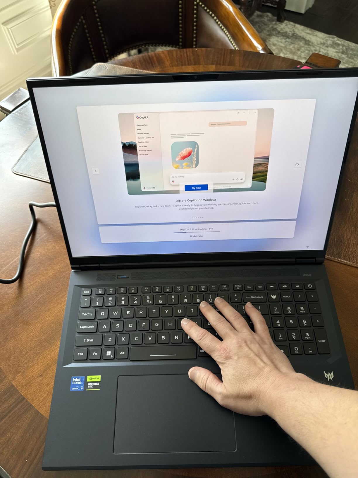 Acer Predator Helios Neo 18 AI Gaming Laptop | Intel Core Ultra 9 Processor 275HX | NVIDIA GeForce RTX 5070 Ti | 18