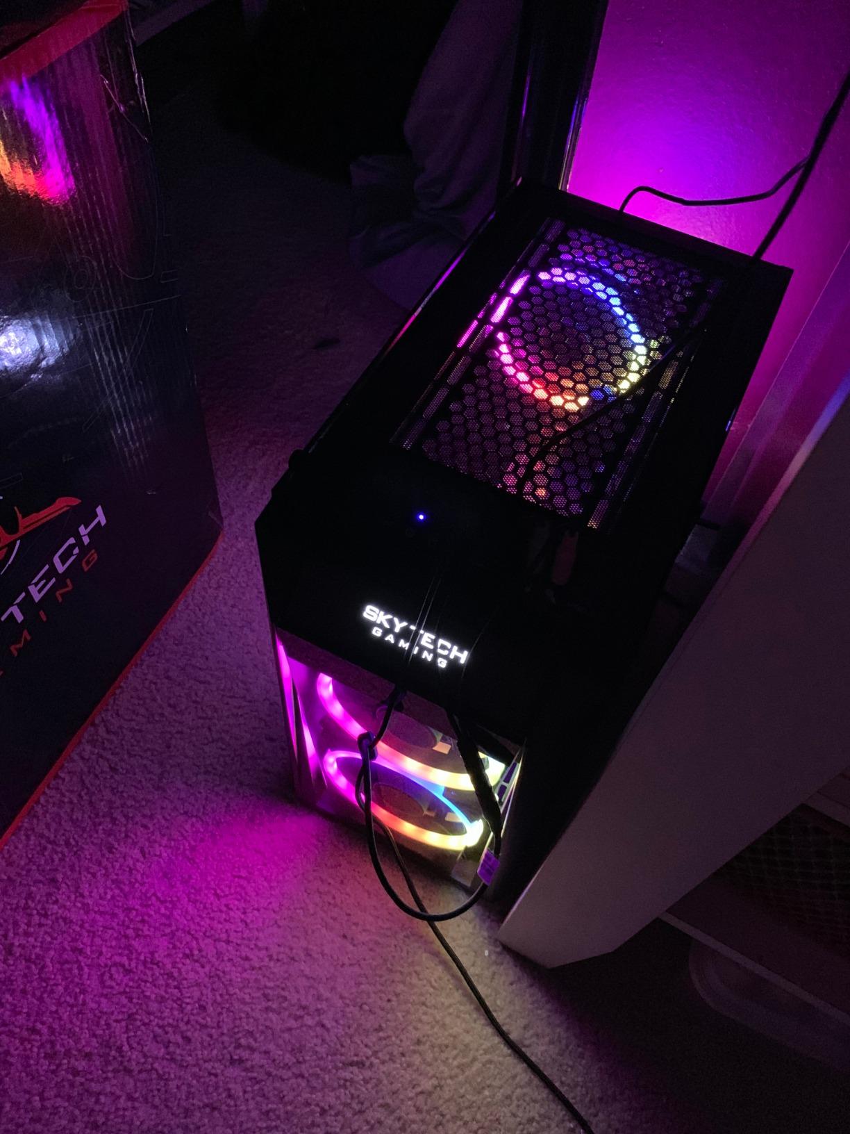 Skytech Gaming Shadow 5 Gaming PC, AMD Ryzen 7 9700X 3.8GHz, NVIDIA RTX 5060 Ti 16GB VRAM, 1TB NVMe SSD, 16GB DDR5 RAM 6000, 750W Gold PSU, 360 ARGB AIO, WI-FI 5, Windows 11, Desktop customer photo 2