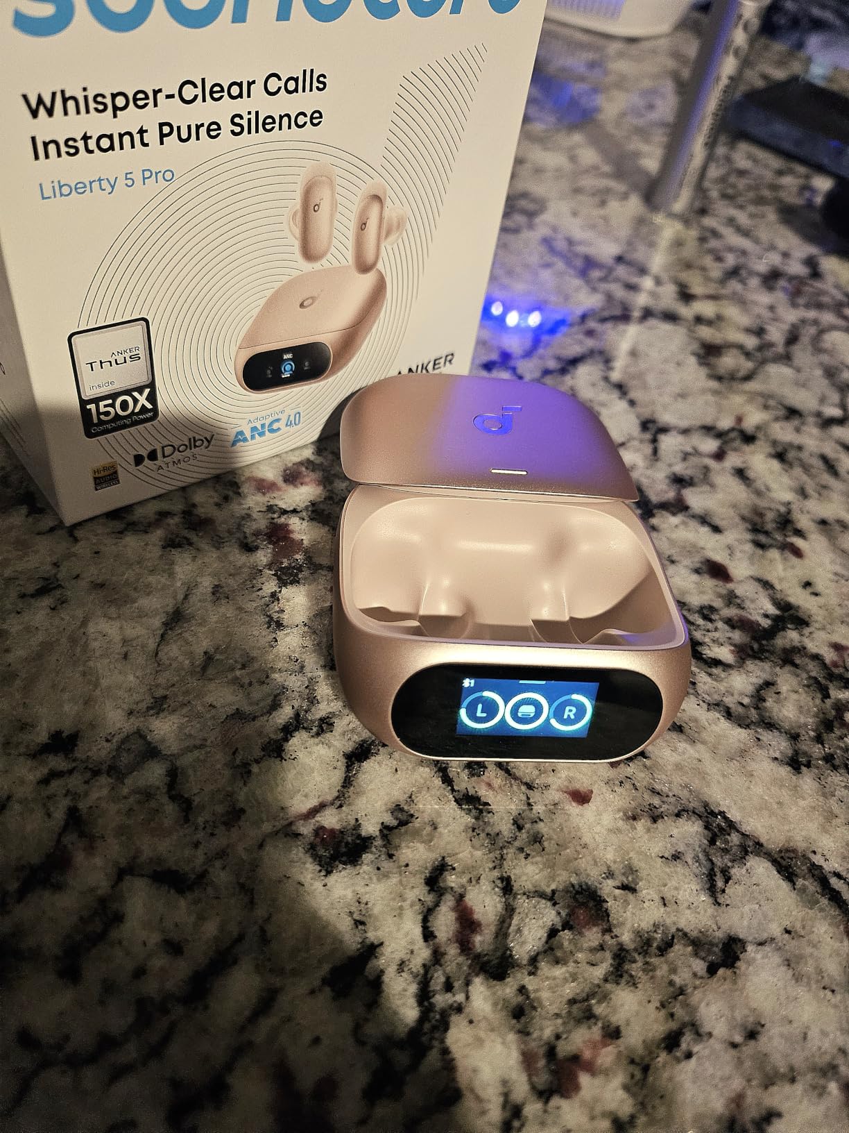 Soundcore Liberty 5 Pro by Anker Noise Cancelling Wireless Earbuds, Anker Thus AI Chip delivers Guinness World Records-certified call quality for crystal-clear calls in noisy environments customer photo 1