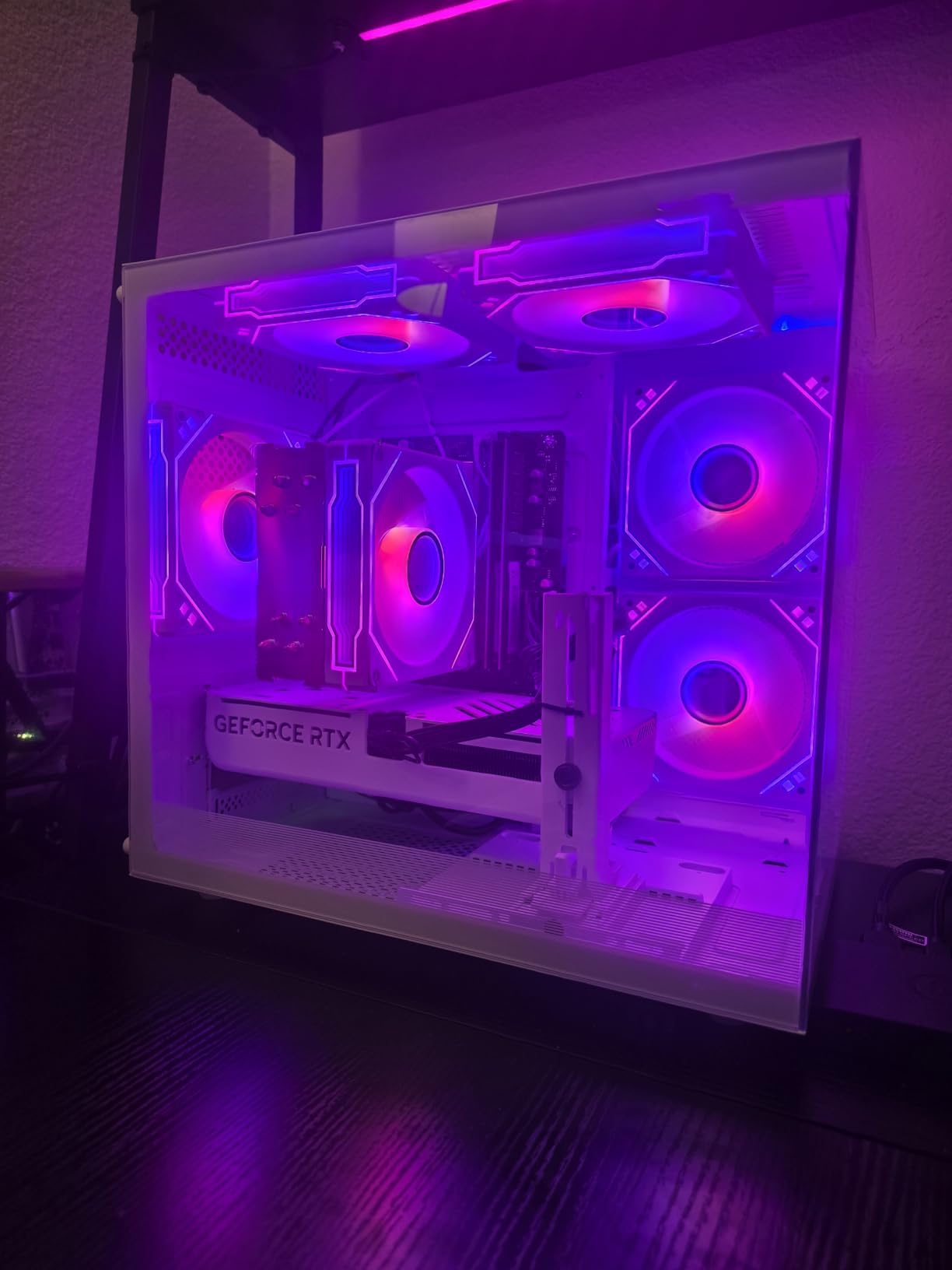 Gaming PC Desktop Computer - Ryzen 5 4500, Radeon RX 6500XT 4GB | 16GB DDR4 RAM, 512GB NVME SSD, Prebuilt Tower for 1080P Casual Gaming, Streaming, School & Home Office (White) customer photo 2