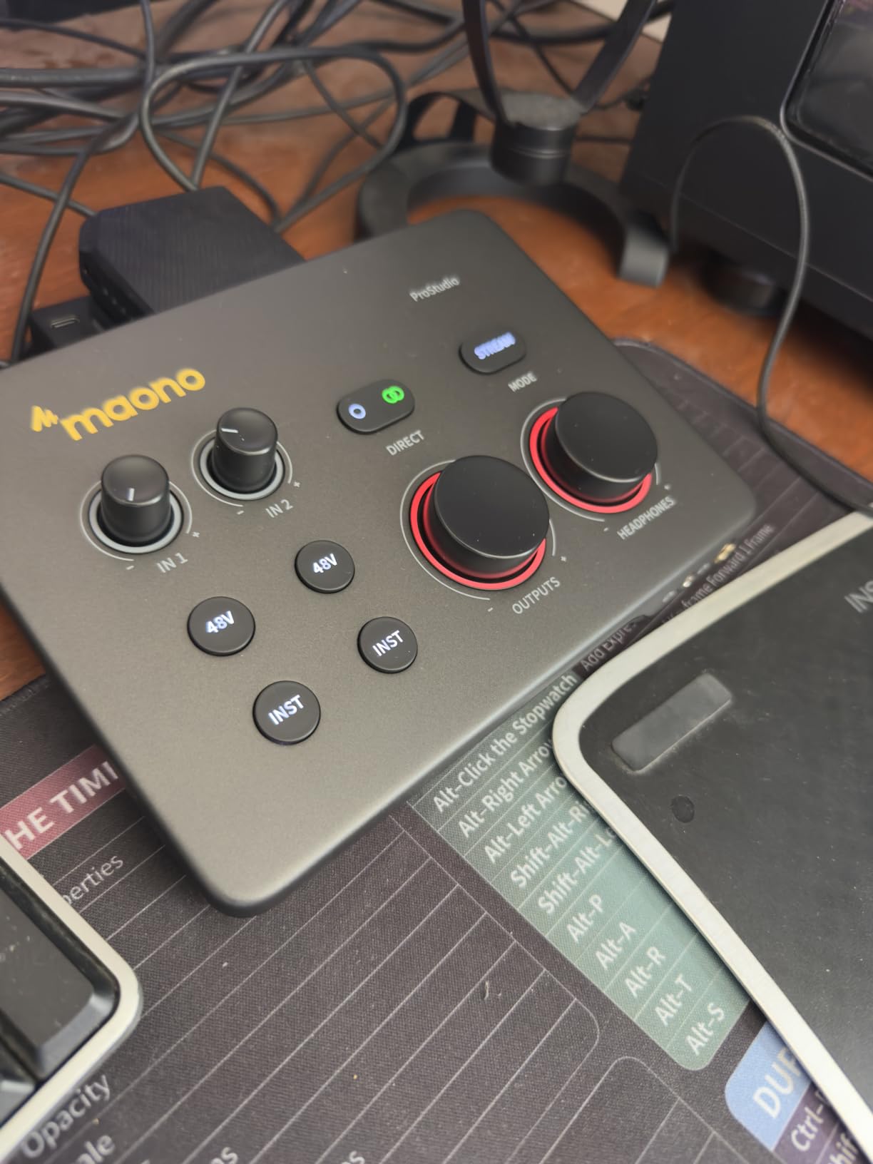 MAONO P2 Hybrid USB Audio Interface Dual XLR for PC Phone iPad Guitar customer photo 2