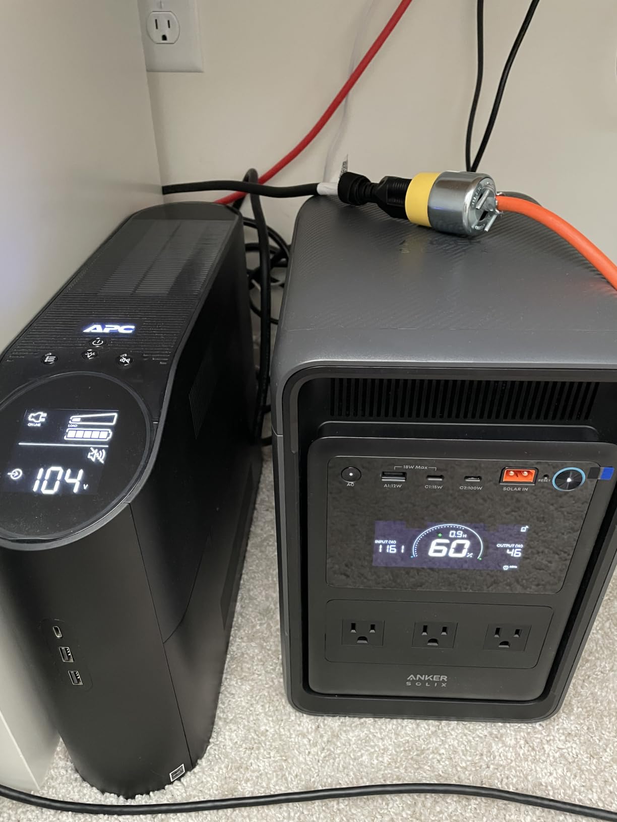 Anker SOLIX S2000 Portable Power Station, 1500W Solar Generator for Home Use, Up to 35-Hr Fridge Backup, 2,010Wh LFP Battery for Emergencies, Power Outages, Camping customer photo 1