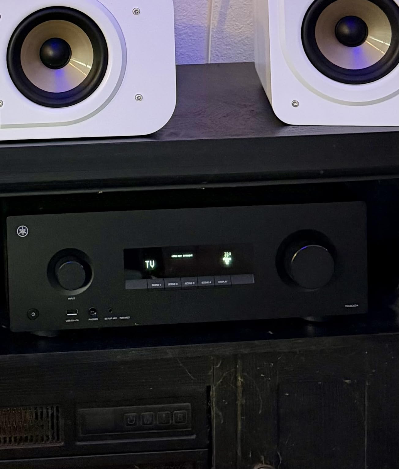 Yamaha RX300A 5.2-Channel Home Theater AV Receiver with Dolby Atmos, 4K120/8K HDMI and Bluetooth Multipoint (Black) customer photo 2