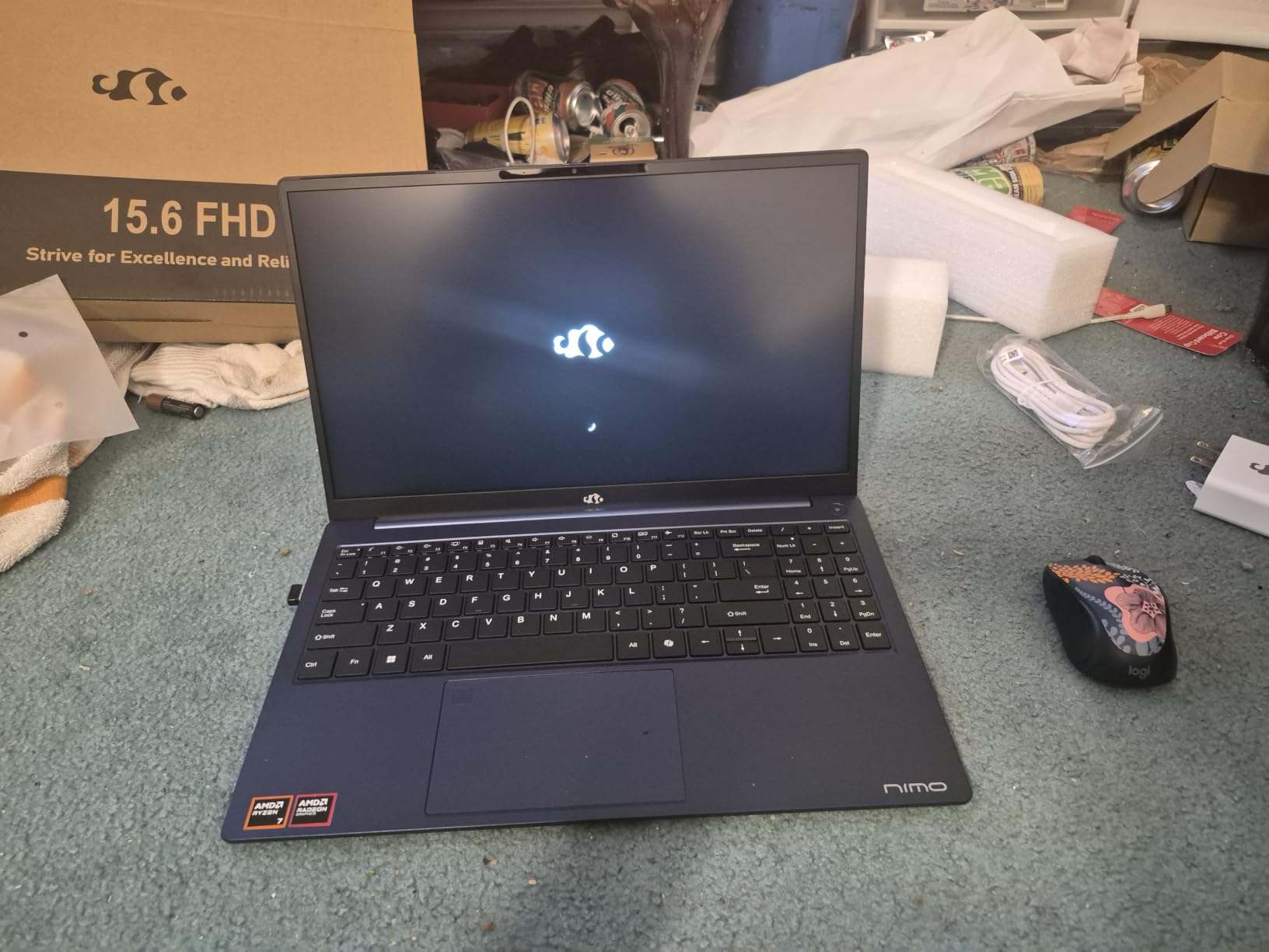 NIMO 15.6 Gaming-Creator-Laptop, 8-Core AMD Ryzen 7 8745HS 32GB RAM 1TB SSD (Beat i7-1360P up to 4.9GHz) Radeon 780M, FHD 100W Fast PD for Video Editing, AI Tasks & Remote Streaming, 2-Yr Warranty customer photo 1