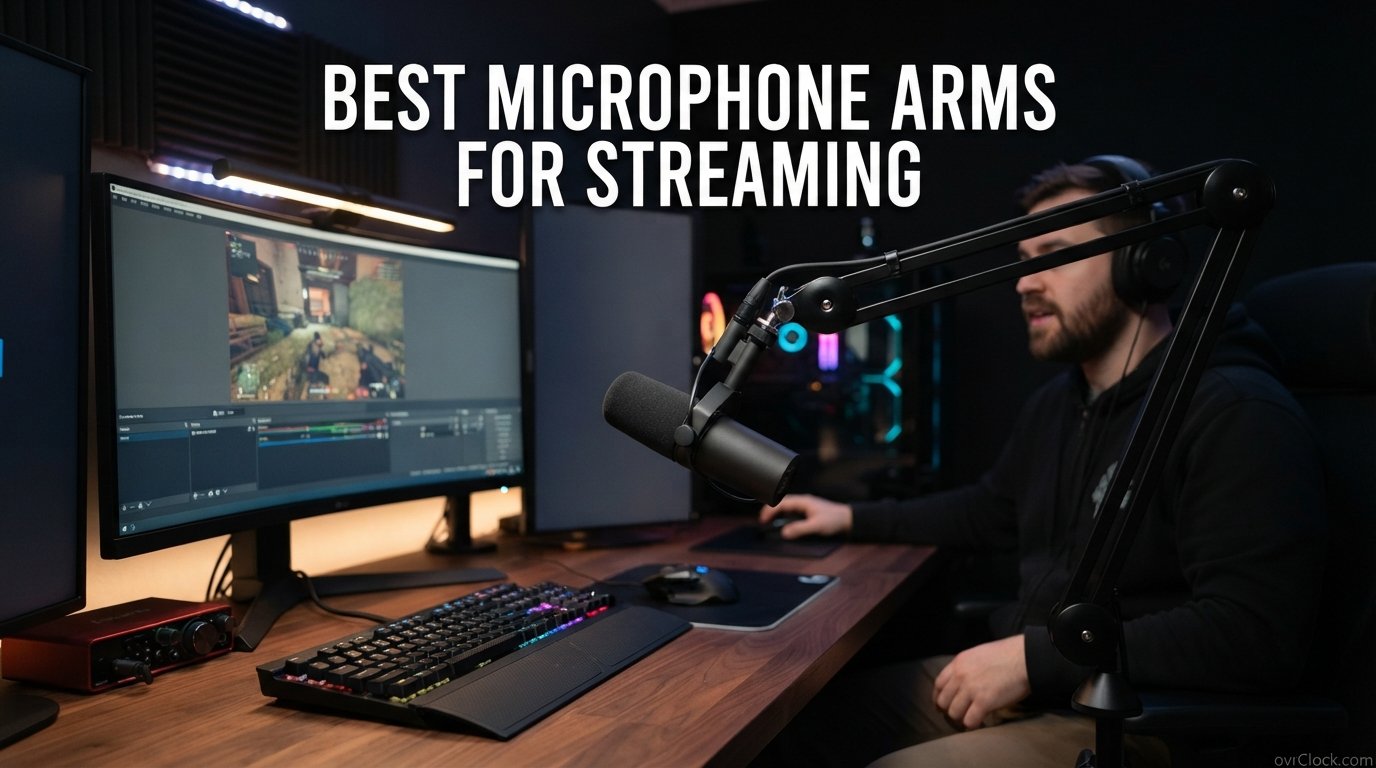 best microphone arms for streaming