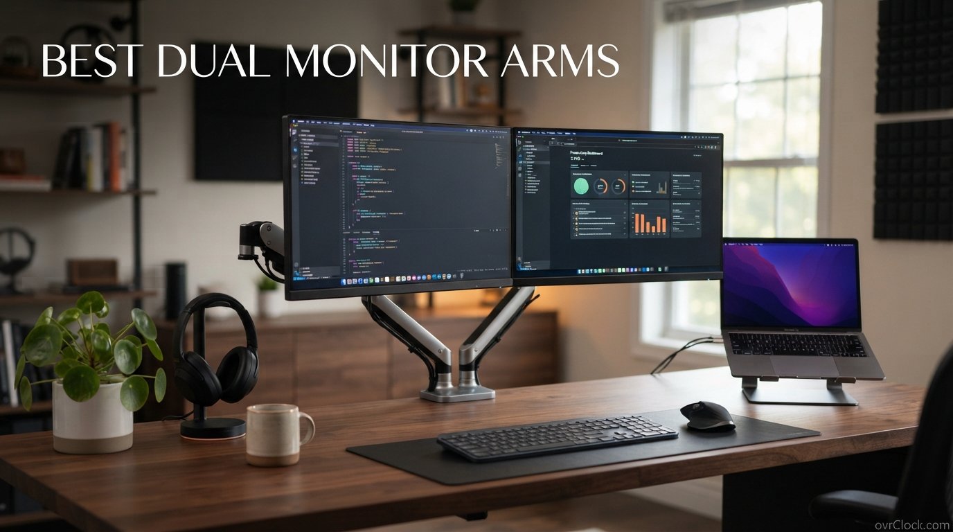 best dual monitor arms