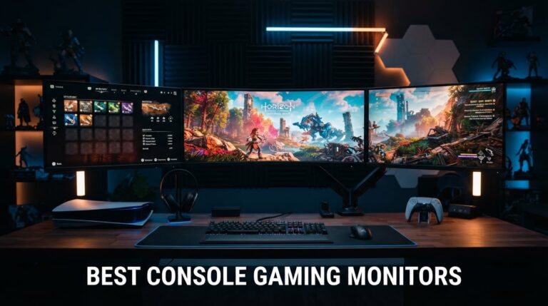 best console gaming monitors