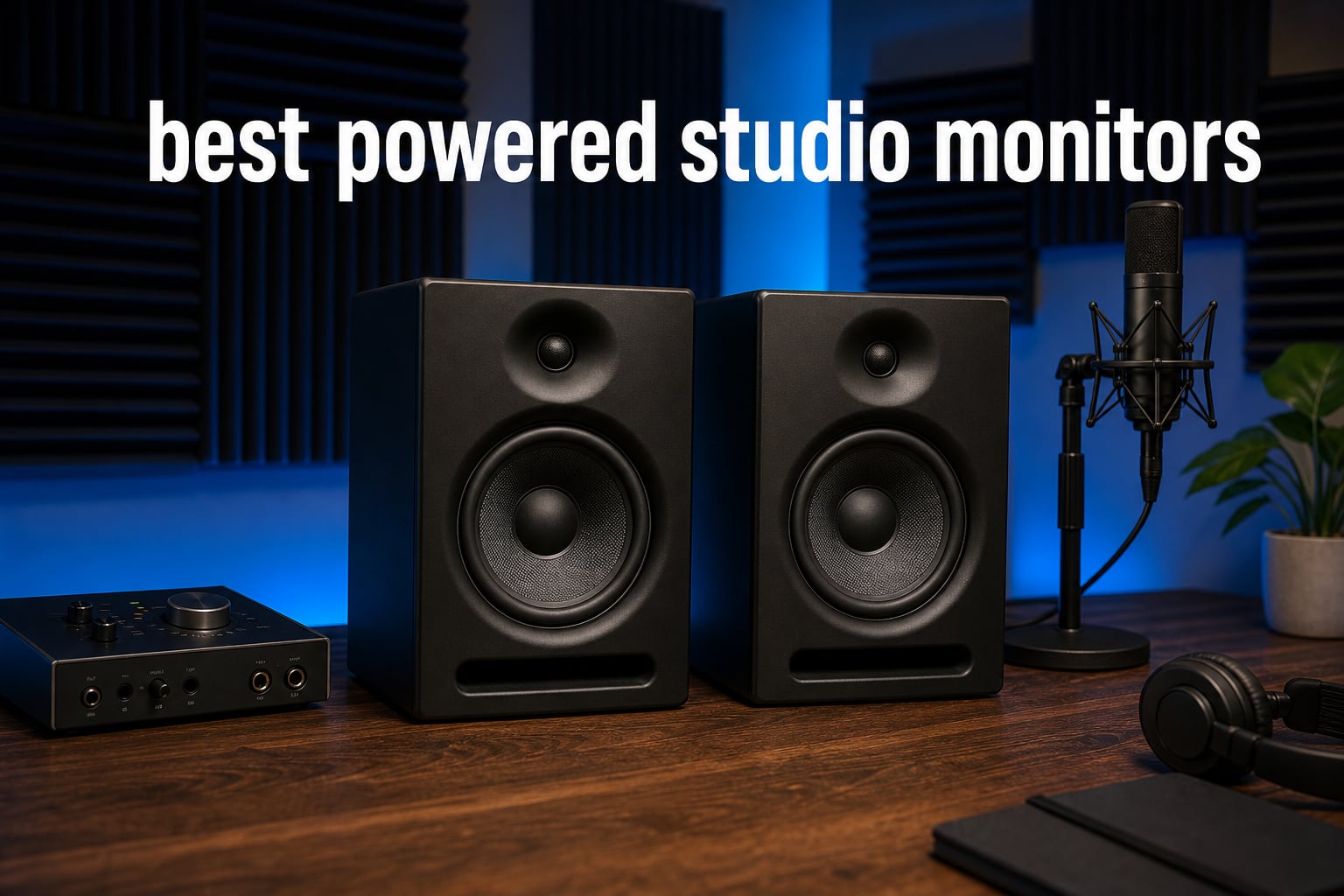 best powered studio monitors