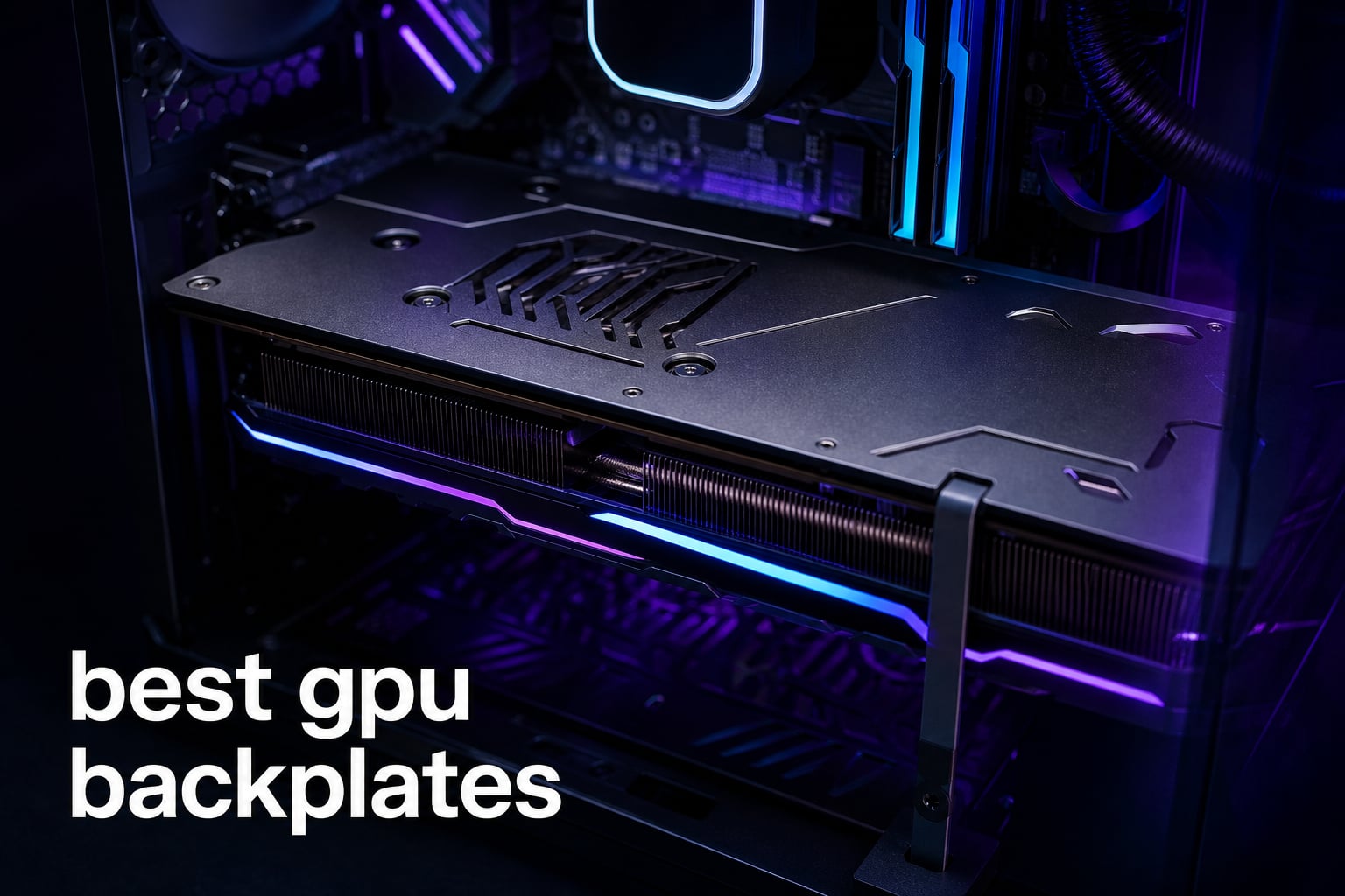 best gpu backplates