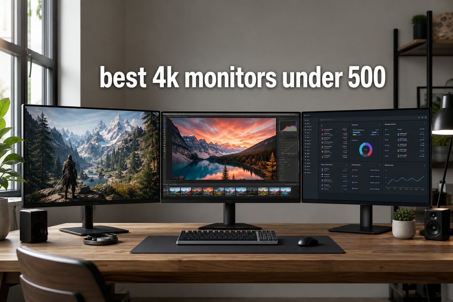 best 4k monitors under 500