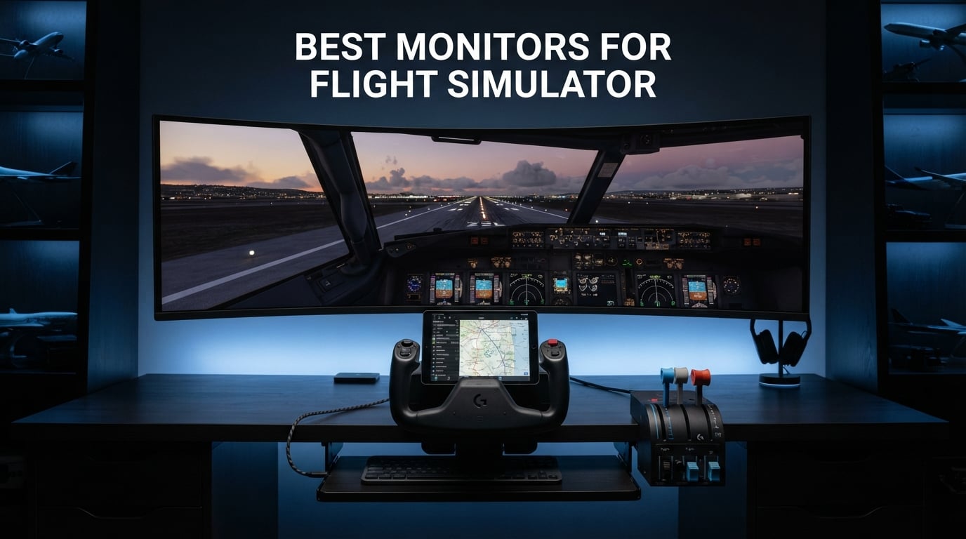 best monitors for flight simulator