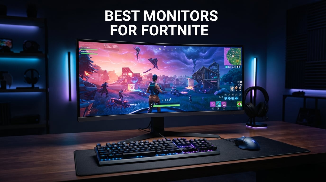 best monitors for fortnite