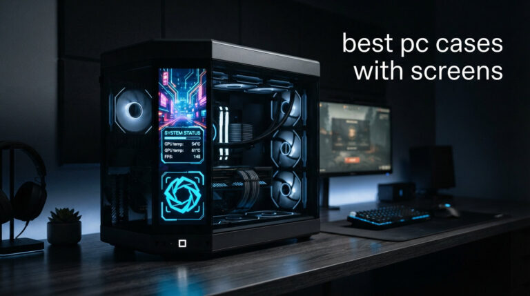 best pc cases with screens
