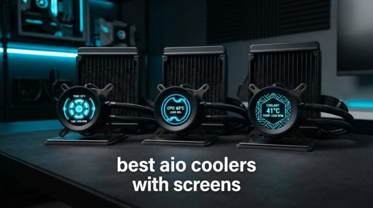 best aio coolers with screens