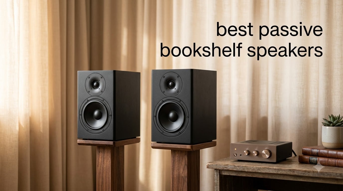 best passive bookshelf speakers