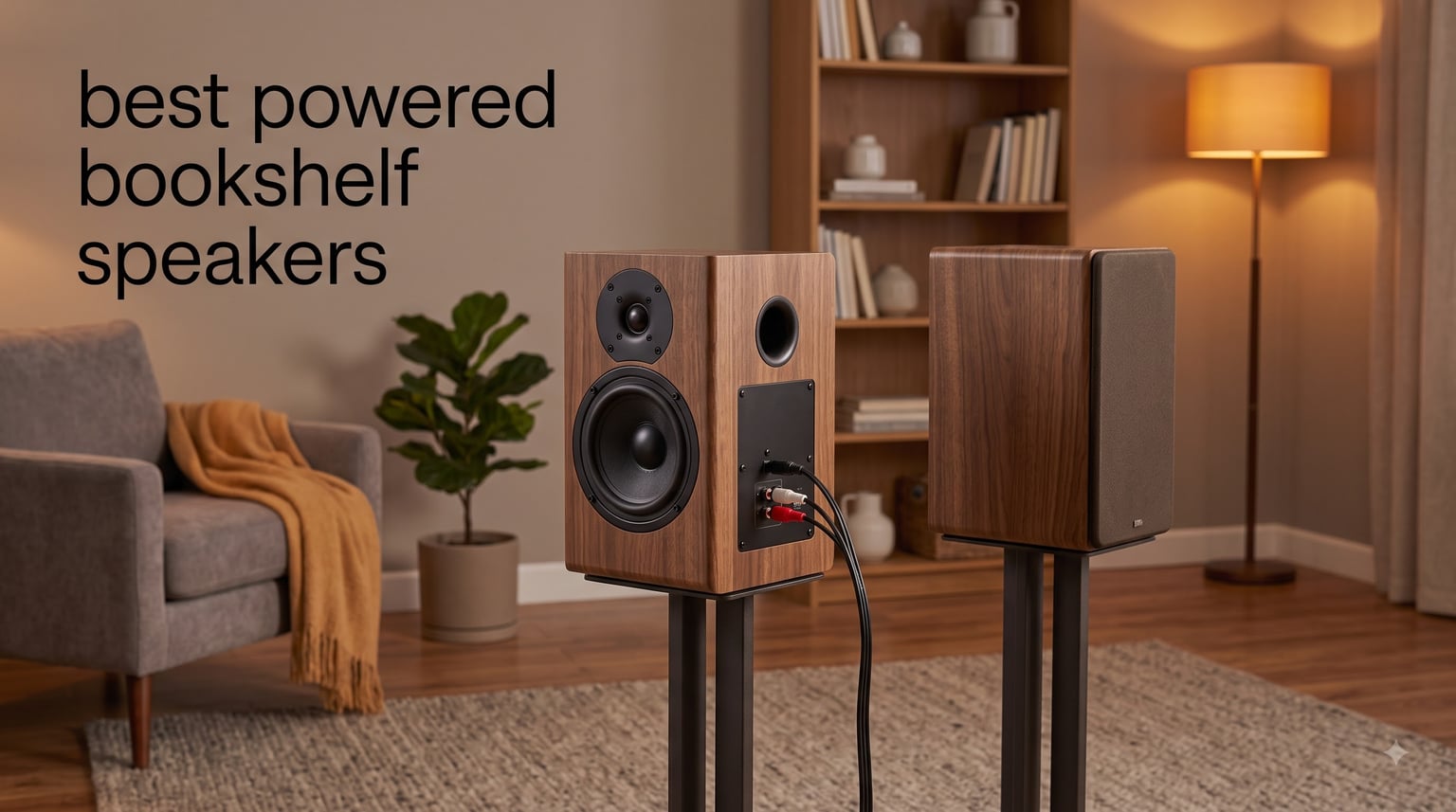 best powered bookshelf speakers