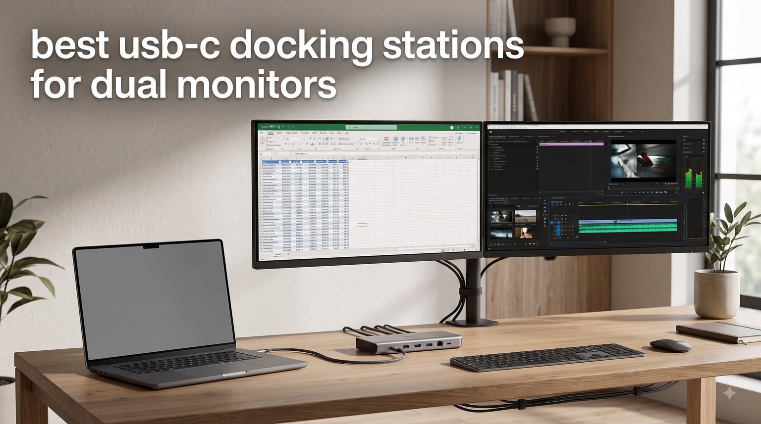 best usb-c docking stations for dual monitors