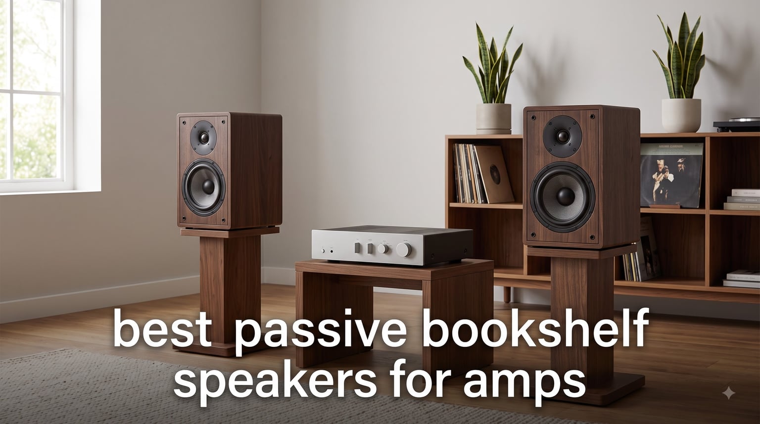 best passive bookshelf speakers for amps