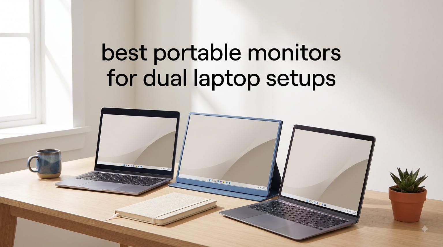best portable monitors for dual laptop setups