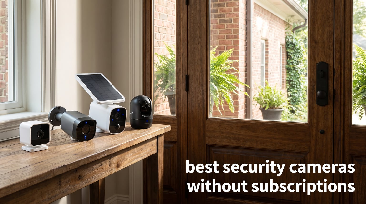 best security cameras without subscriptions