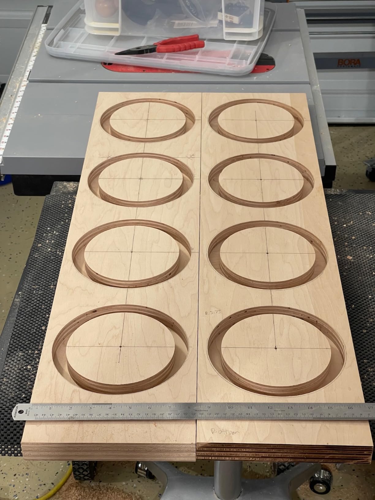 BOSCH Router 1617EVSPK 2.25 HP Combination Plunge- and Fixed-Base Woodworking Router customer photo 1