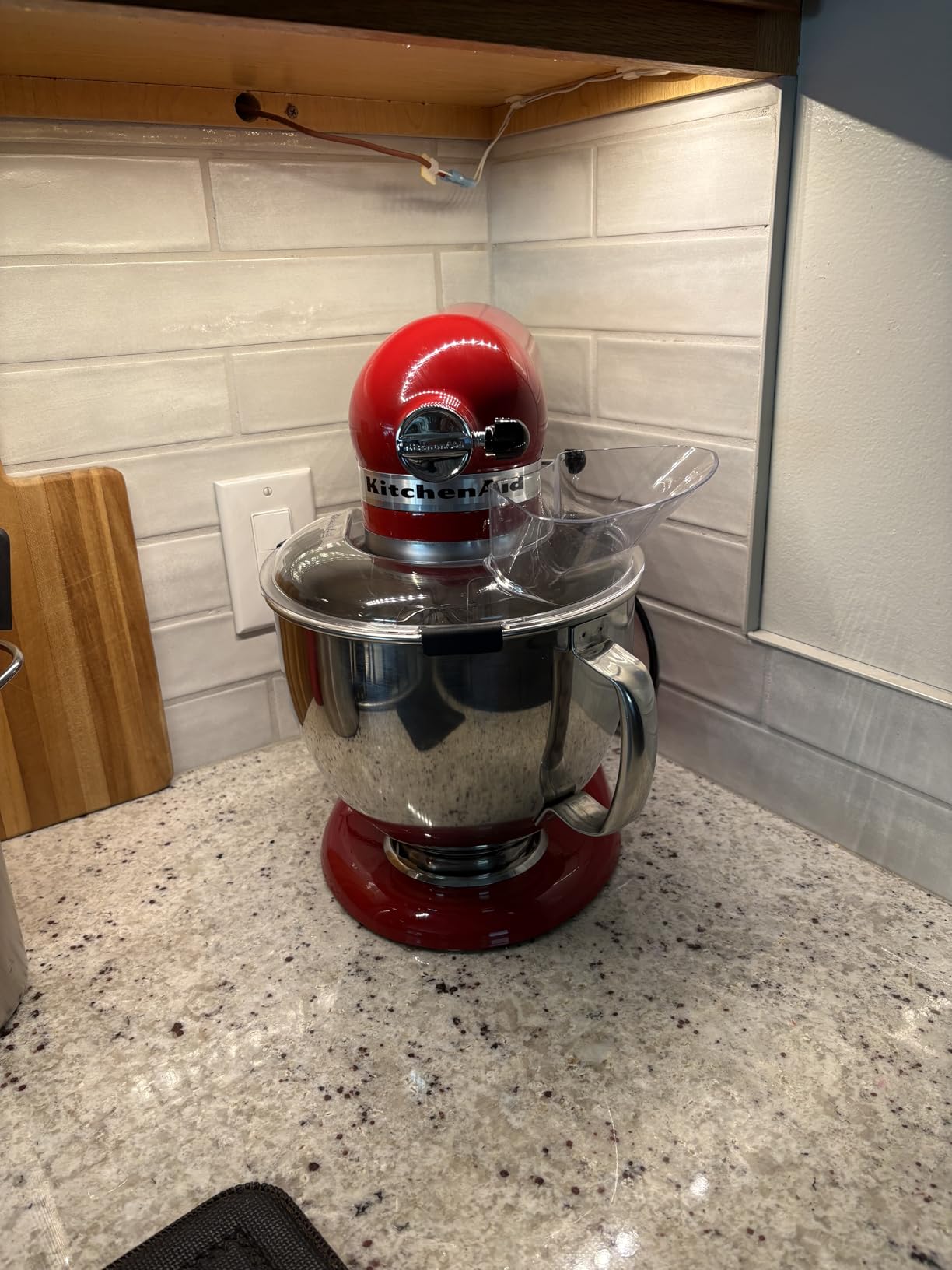 KitchenAid Artisan, 5-Qt Tilt Head Stand Mixer, KSM150PS, Almond Cream customer photo 2