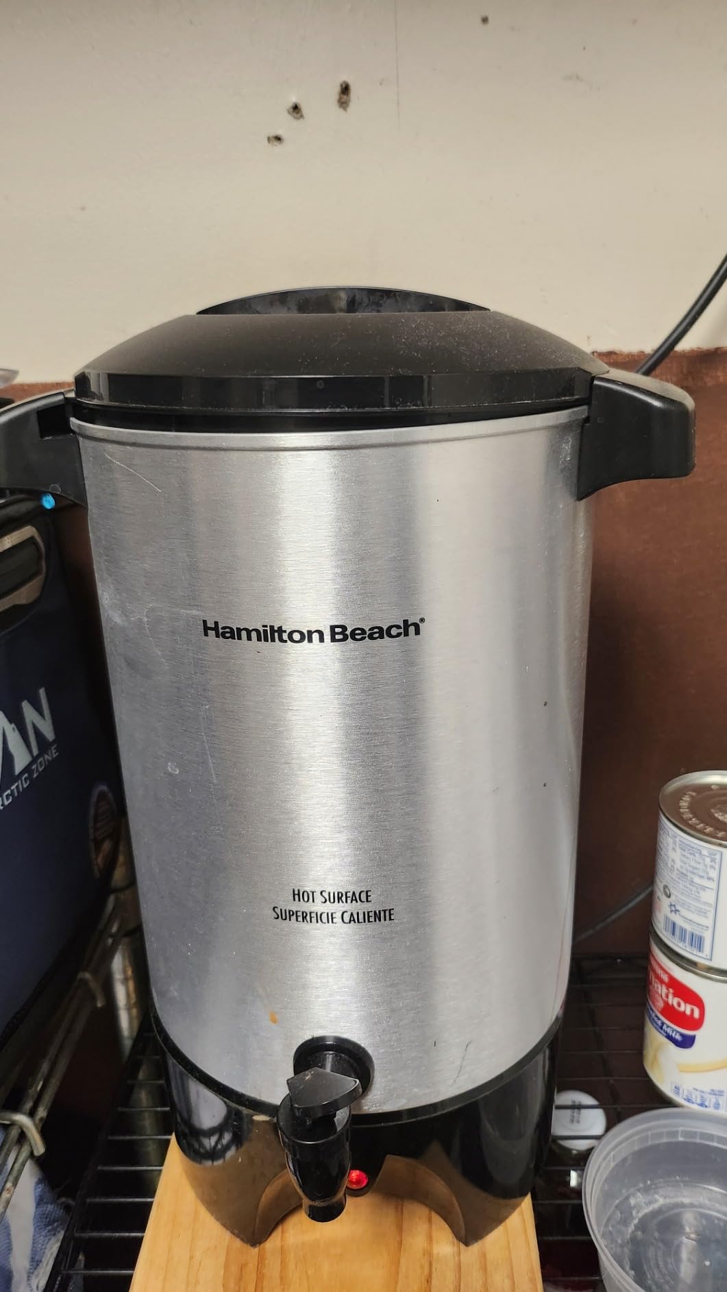 Hamilton Beach 45 Cup Coffee Urn and Hot Beverage Dispenser, Silver (40515G) customer photo 2
