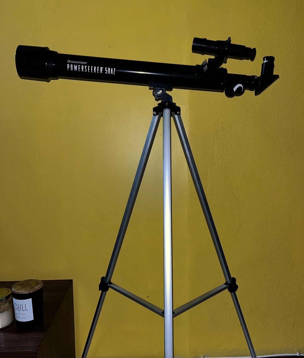 Celestron PowerSeeker 50AZ Grab-and-Go Beginner Refractor Telescope | Lightweight 50mm Refractor, Portable Grab-and-Go Design, Smooth Alt-Azimuth Mount, Beginner-Friendly Operation, Quick Setup customer photo 2