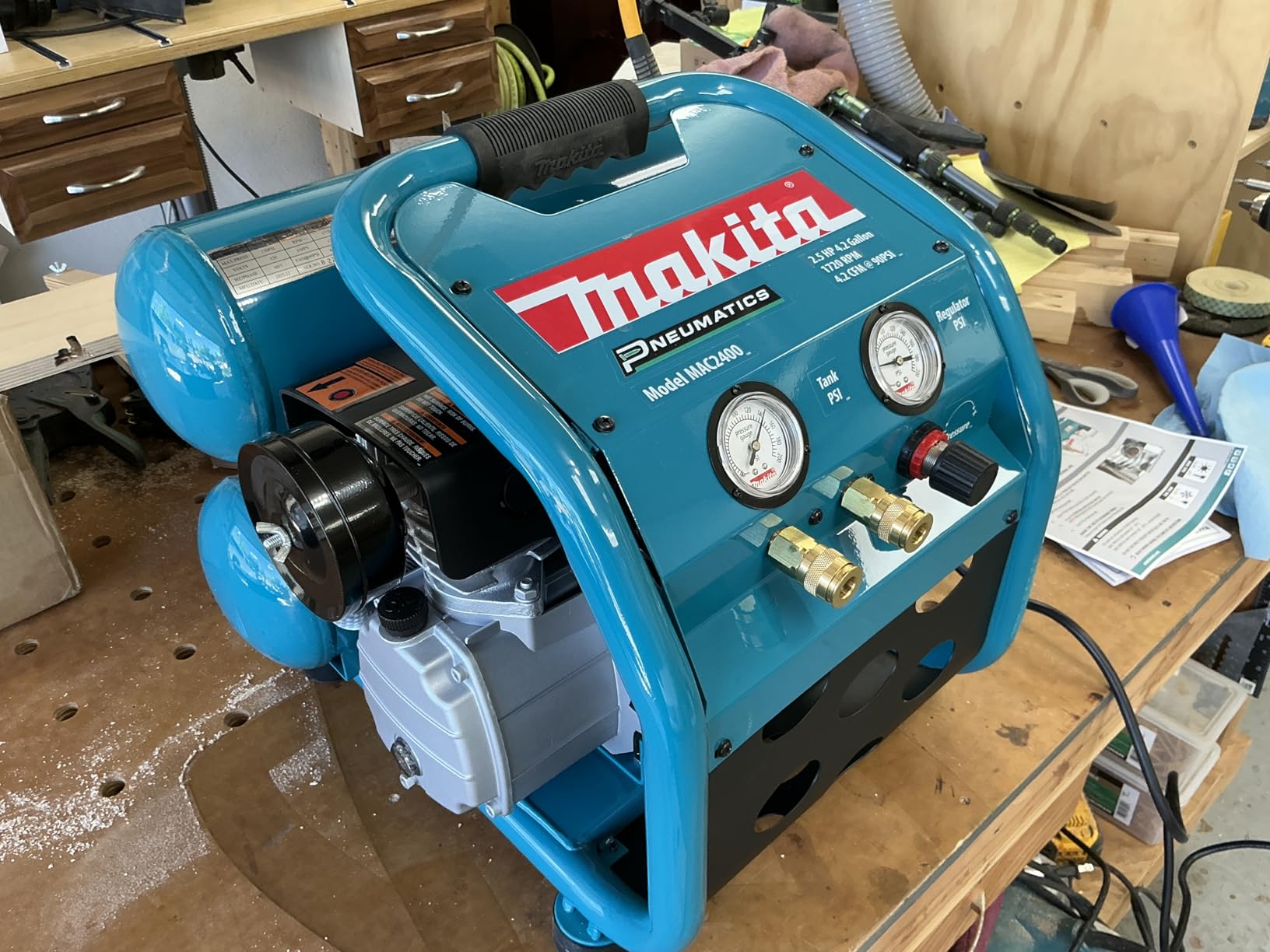 Makita MAC2400 2.5 HP Big Bore Air Compressor customer photo 1