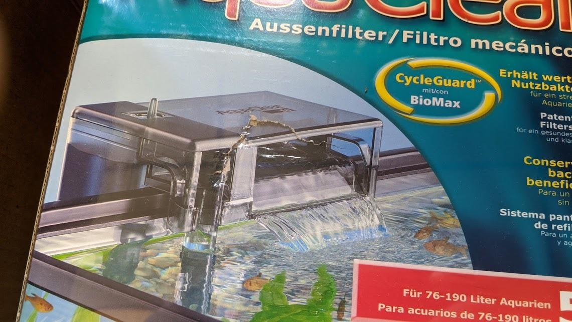 Fluval 50 Power Filter - Aquarium Filter for 20 to 50 Gallon Fish Tanks - Quiet Energy Efficient Pump - Mechanical, Chemical & Biological Filtration - Easy Install & Maintenance (Packaging May Vary) customer photo 2
